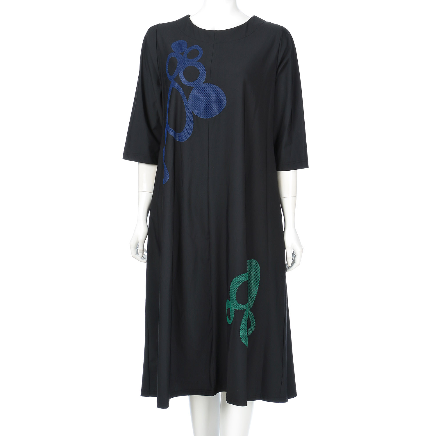 配色モチーフカットソーワンピース - 画像3