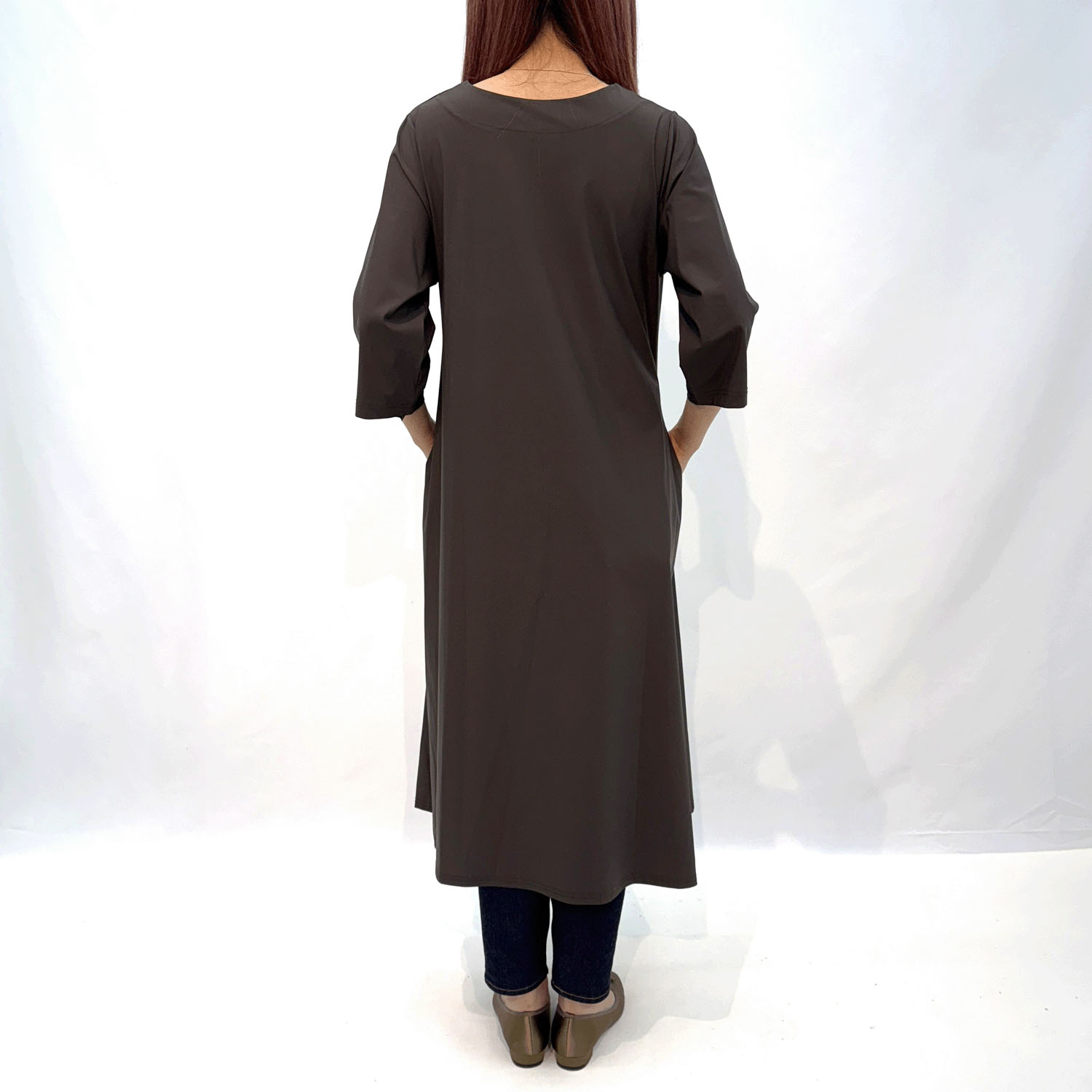 配色モチーフカットソーワンピース - 画像6