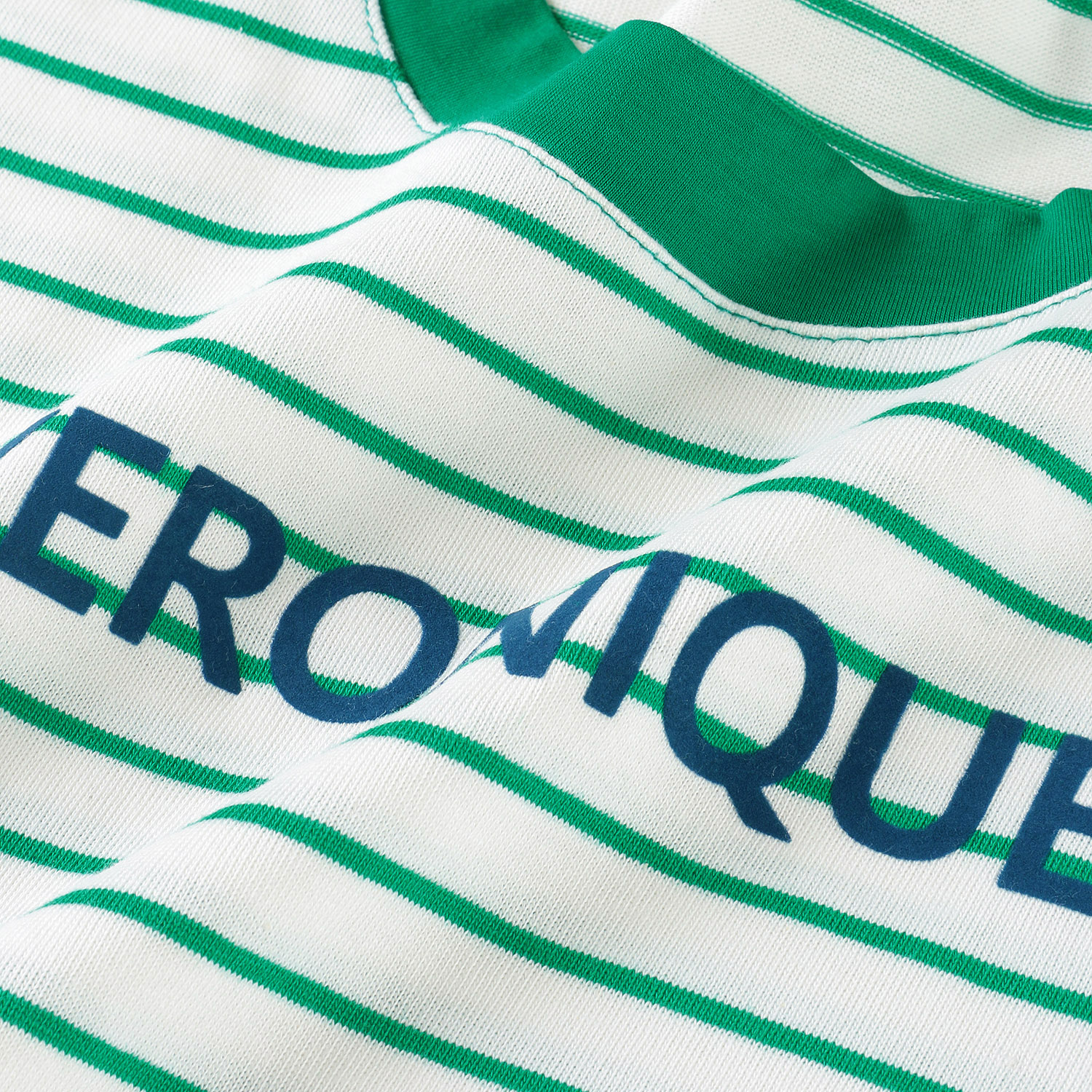 綿天竺ボーダー二次加工プルオーバー - 画像11