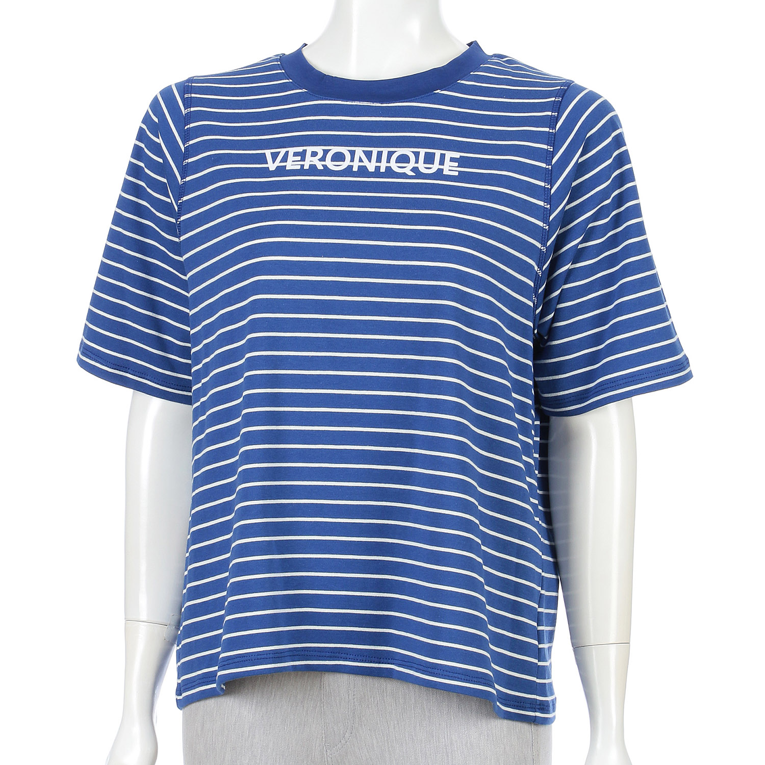 綿天竺ボーダー二次加工プルオーバー - 画像8