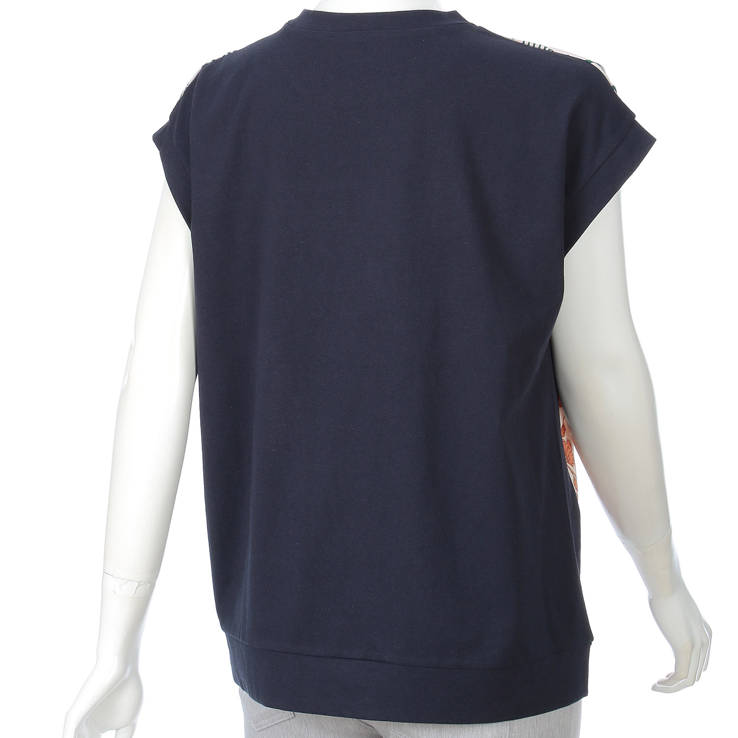 前身布帛プリントフレンチ袖プルオーバー - 画像8