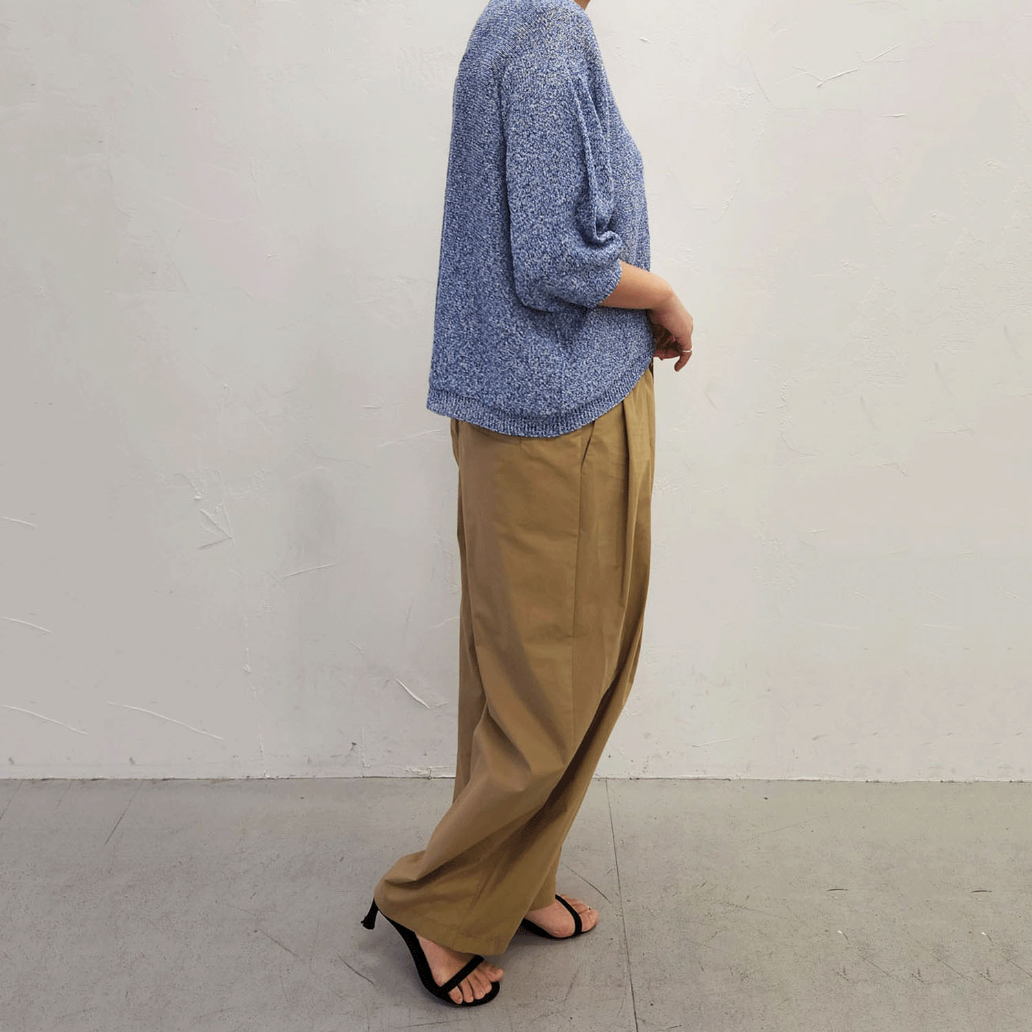 epidemique メランジ和紙ニット - 画像11