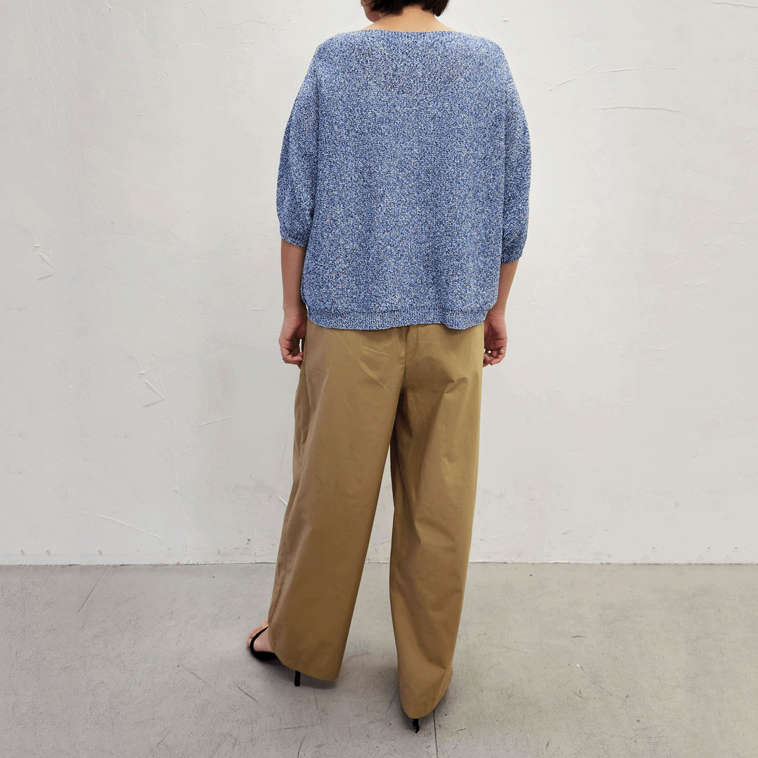 epidemique メランジ和紙ニット - 画像12