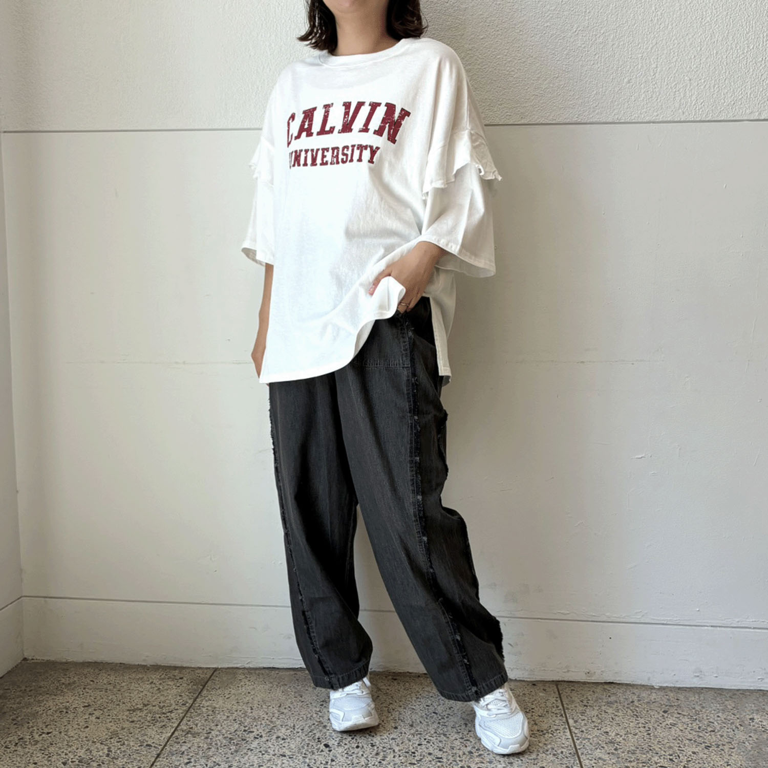 LUPILIEN 袖フリルTシャツ - 画像2