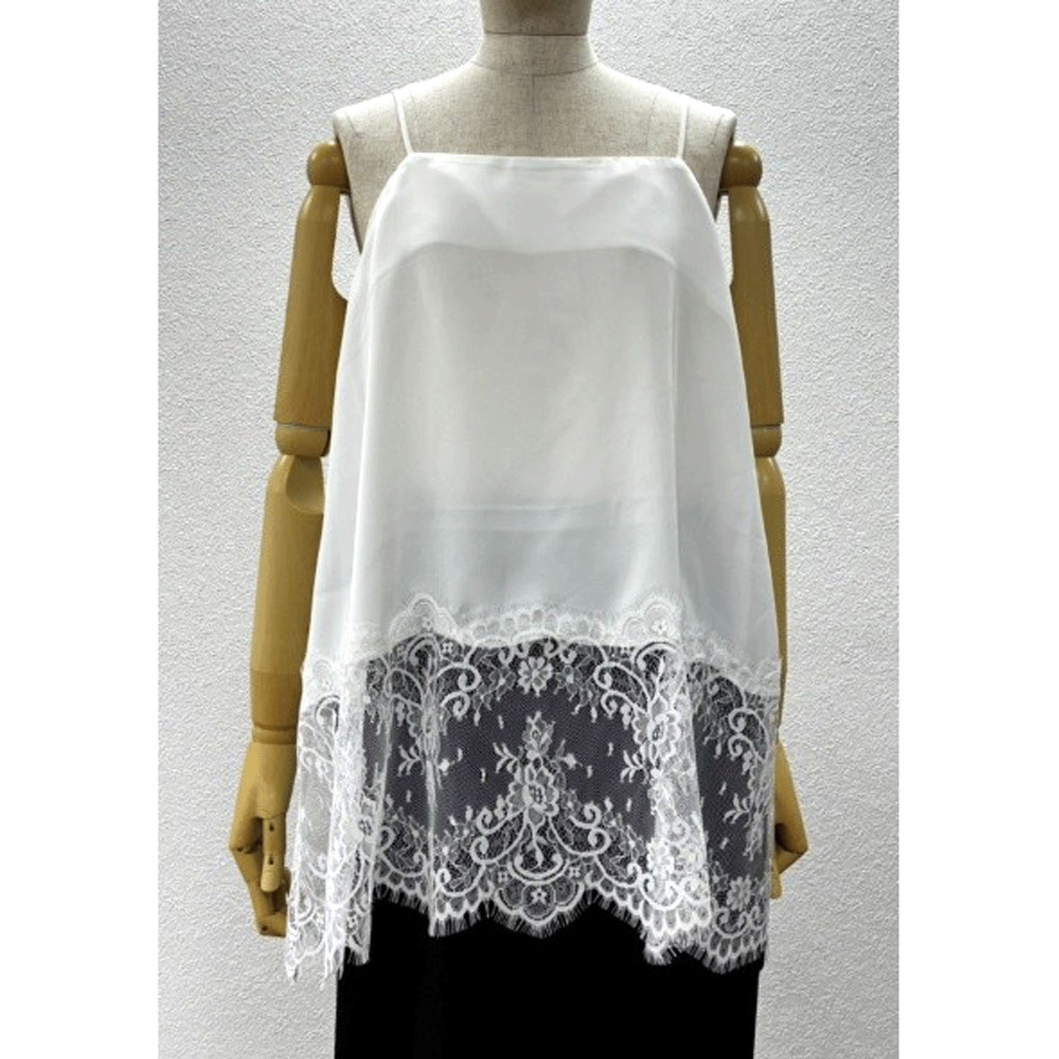 裾レースキャミソール - 画像1