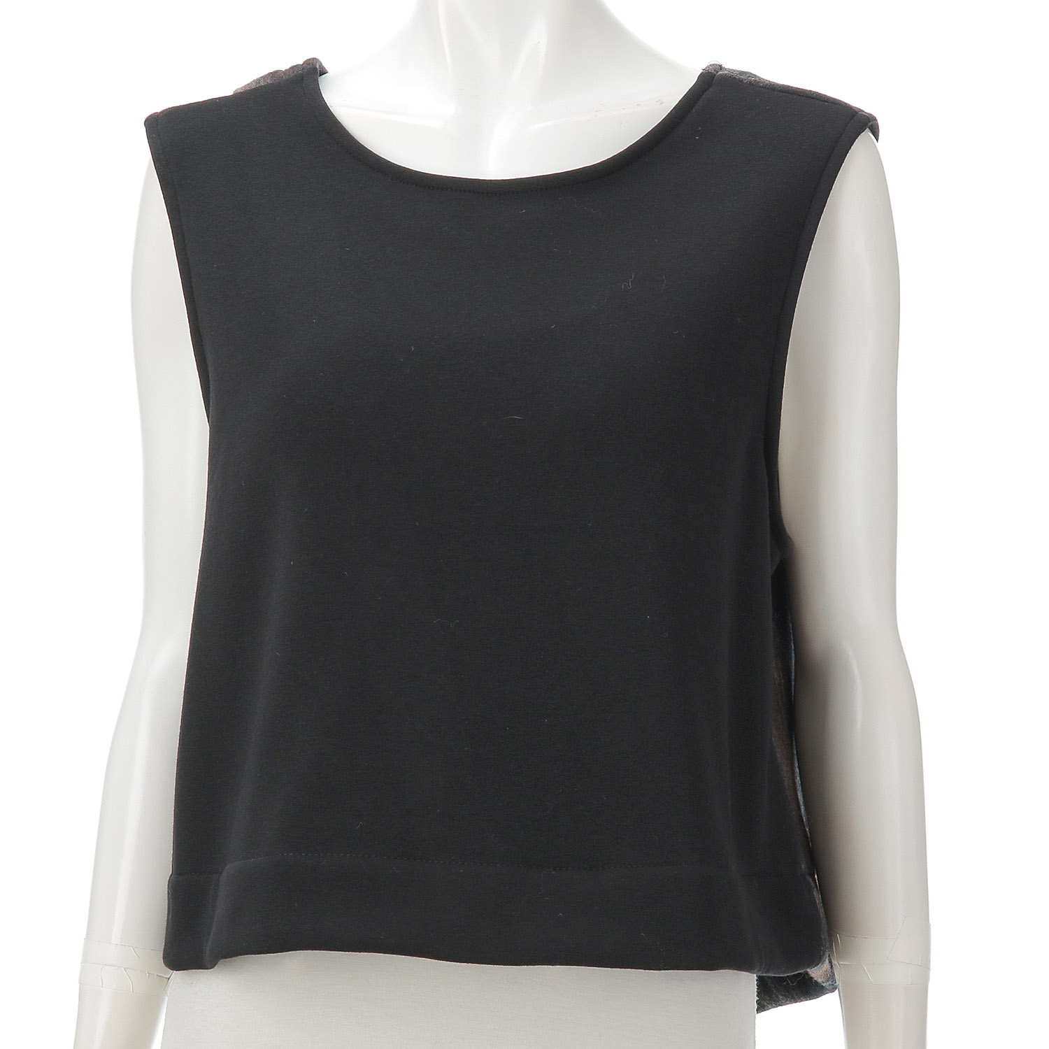 シャギー布帛カットソー2WAYベスト - 画像5