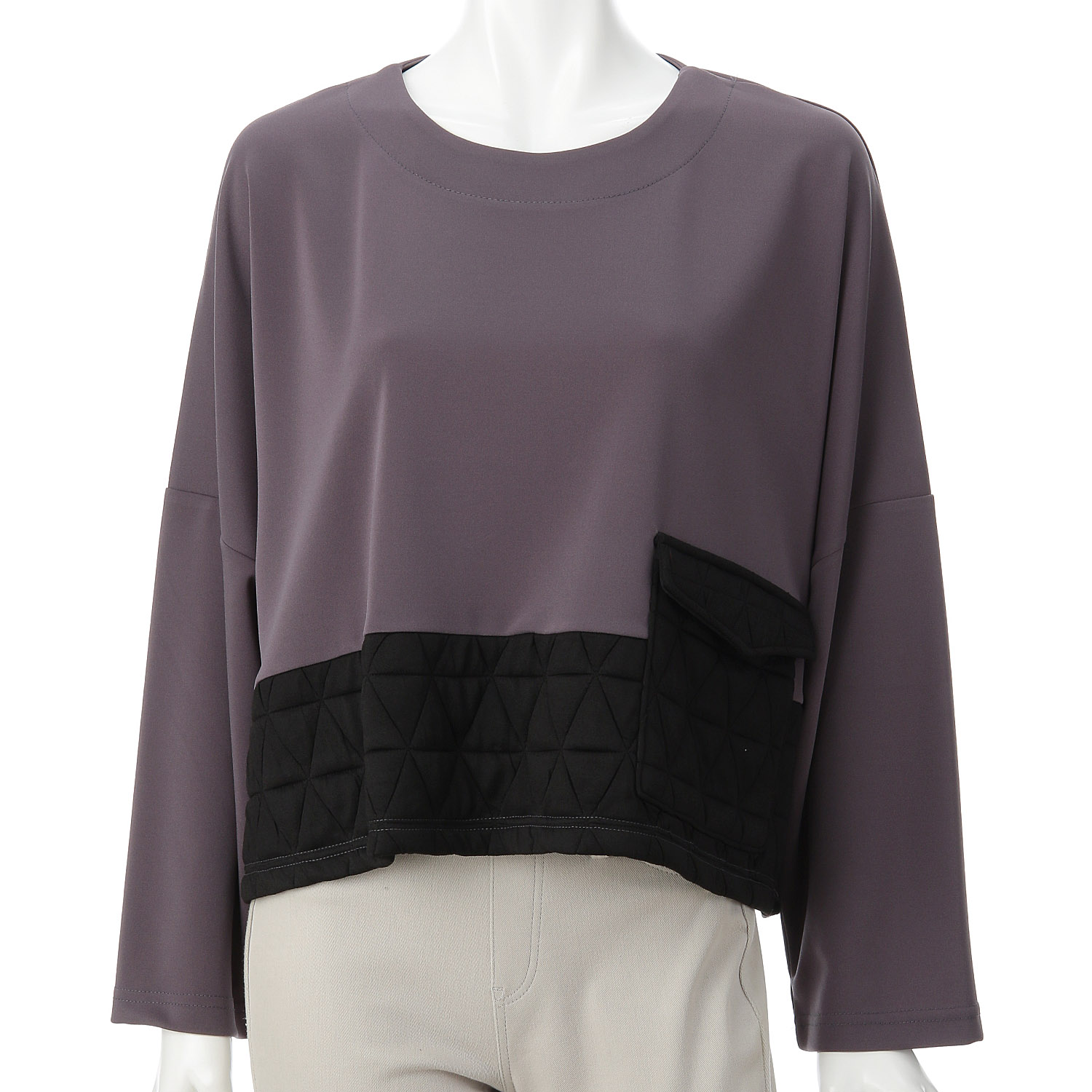 キルト切替BIGカットソー - 画像4