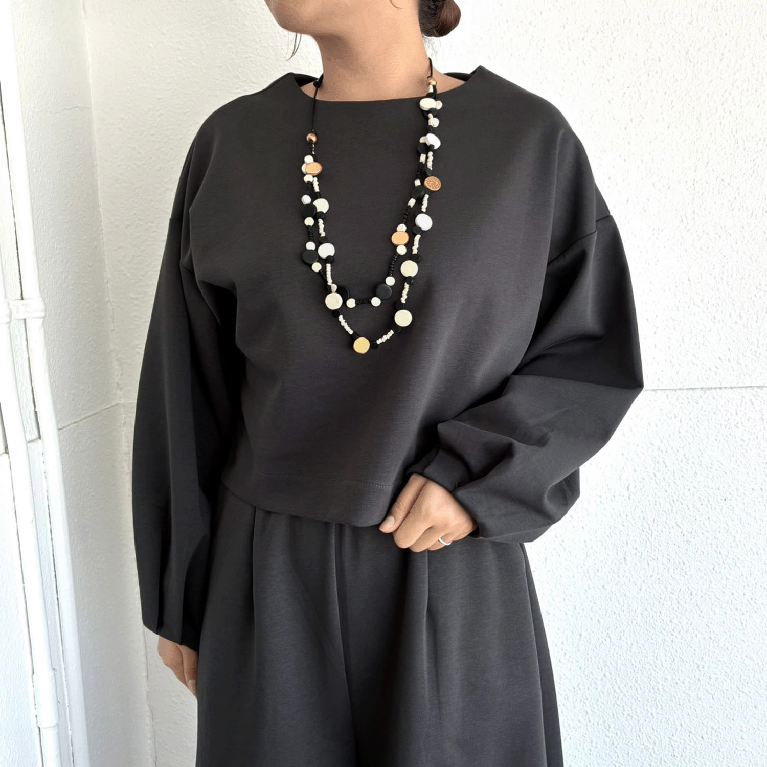 パフ袖ショート丈プルオーバー - 画像4