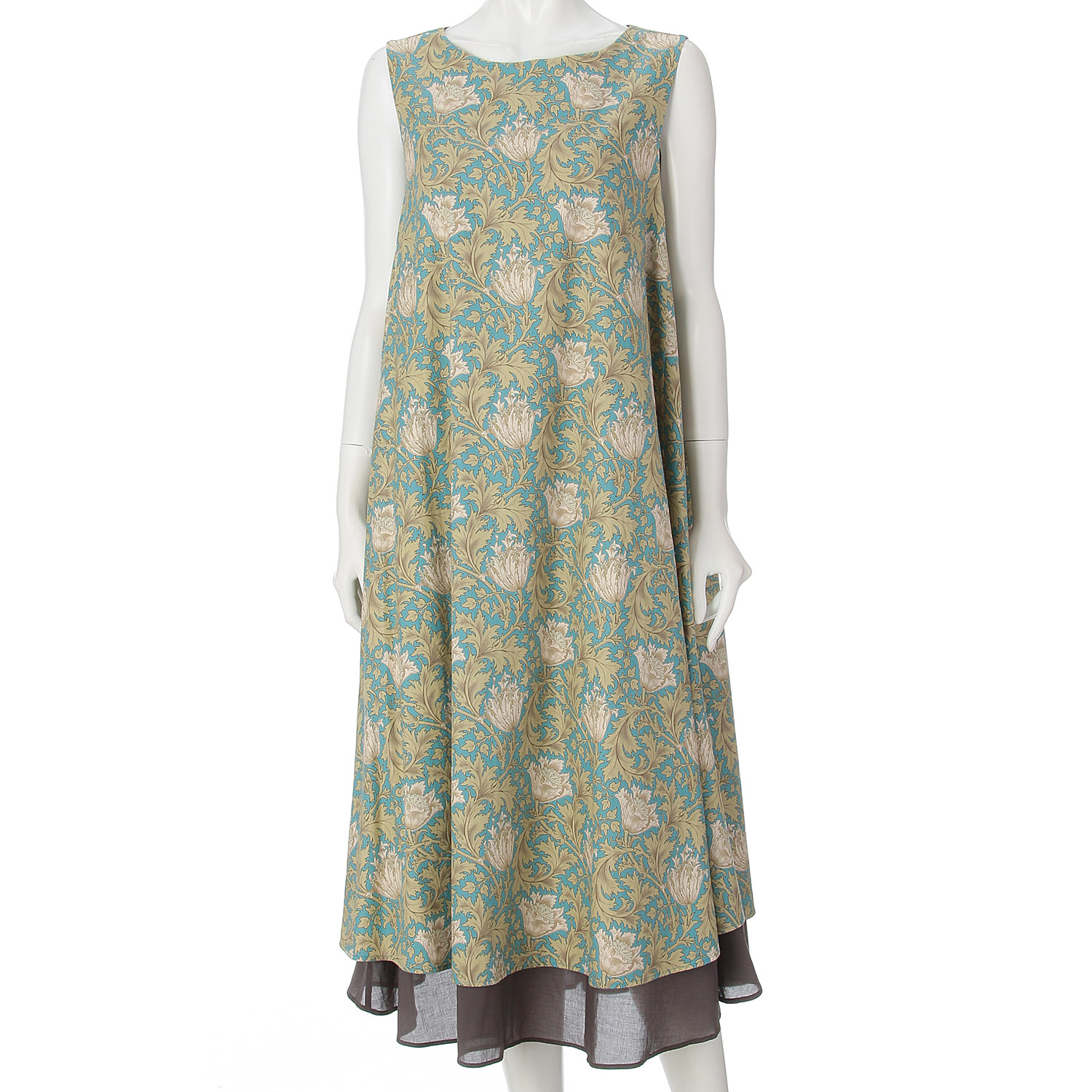 レイヤードフレアワンピース - 画像3