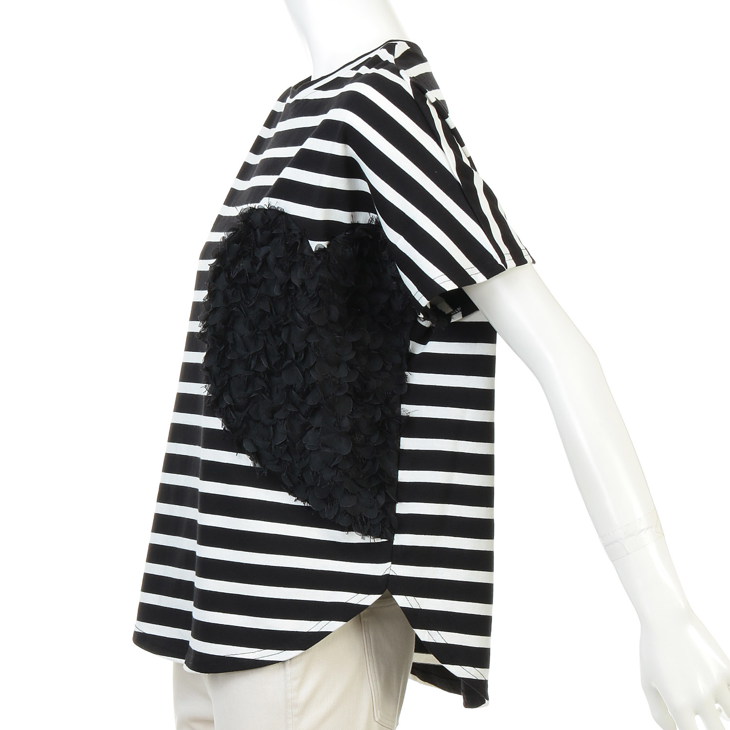 ハート切替Tシャツ - 画像4