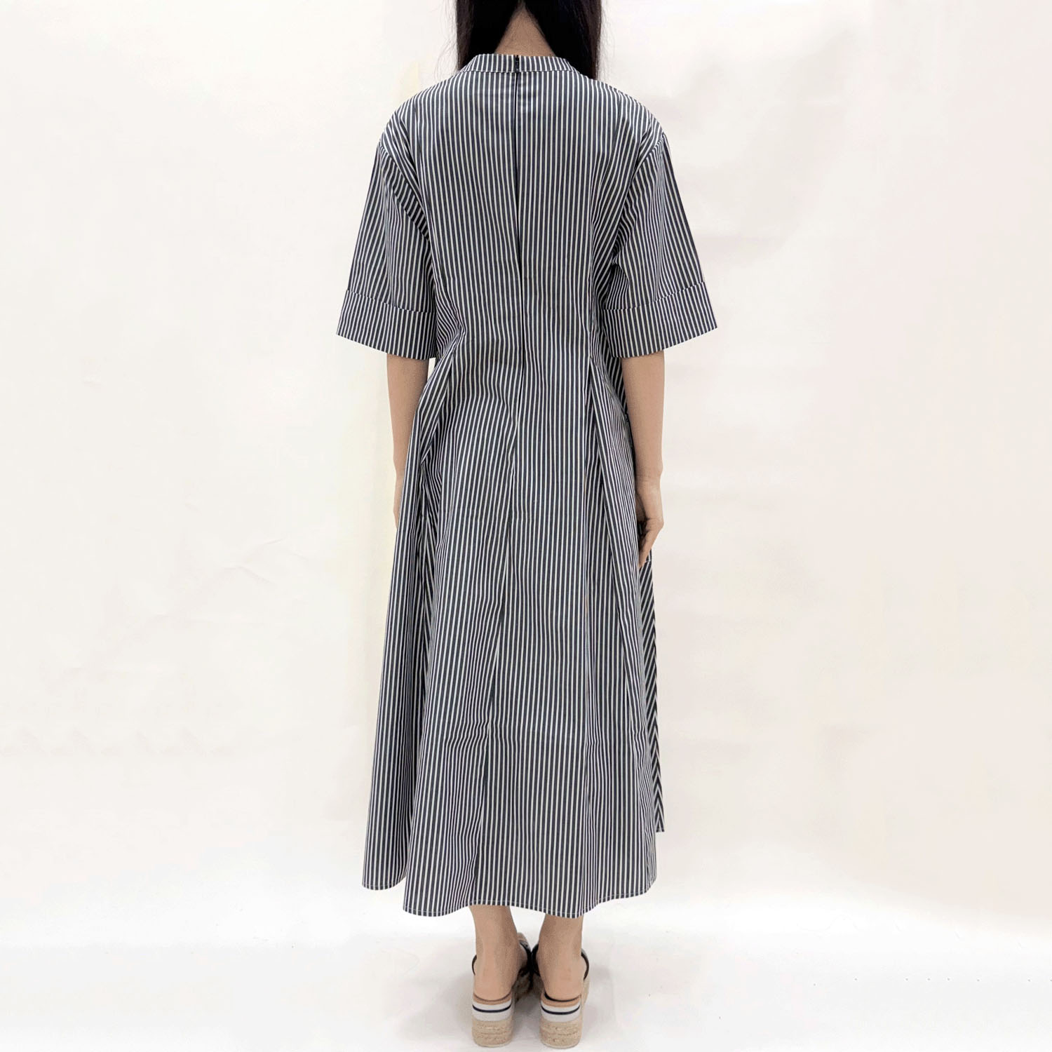 前後ウエストスモッグワンピース - 画像12