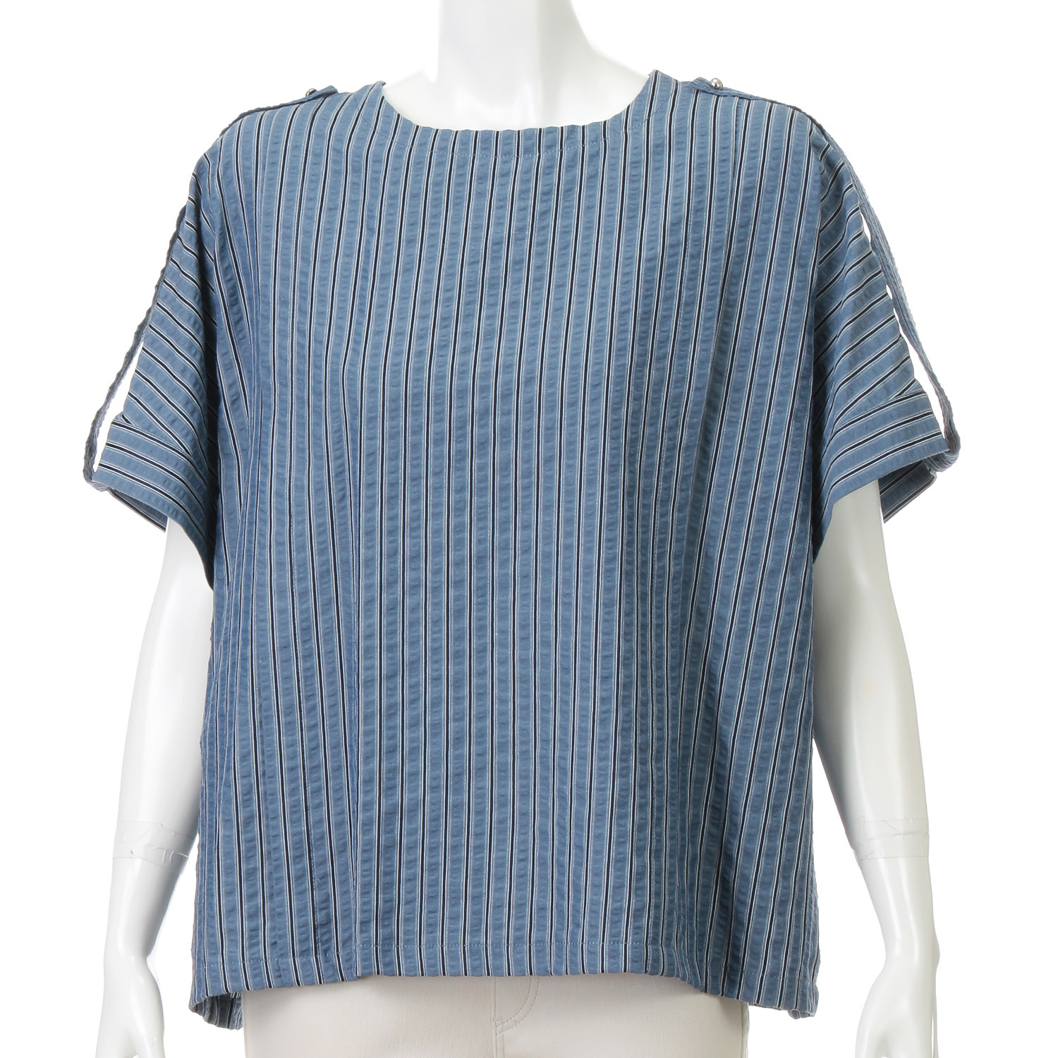 塩縮ストライププルオーバー - 画像3