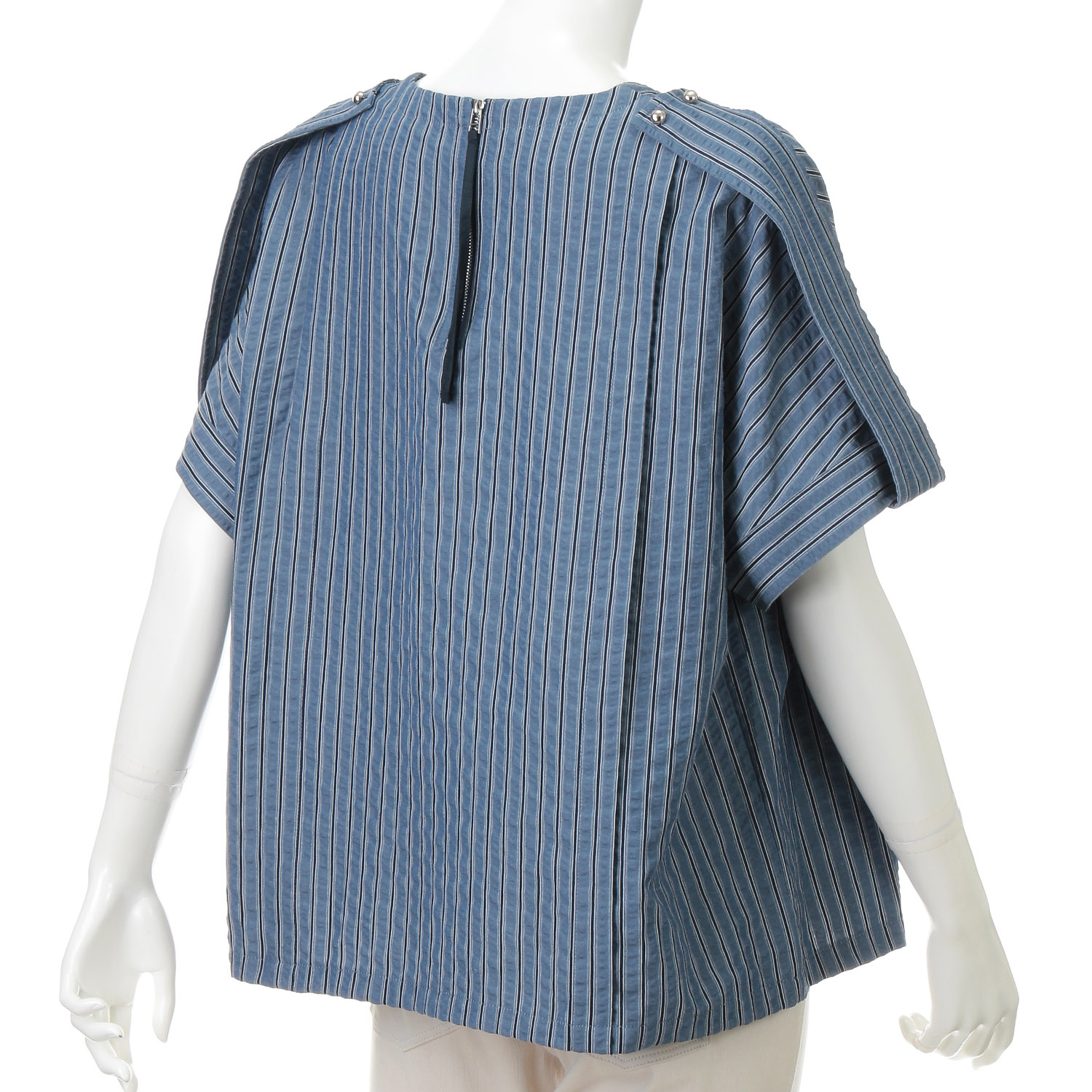 塩縮ストライププルオーバー - 画像4