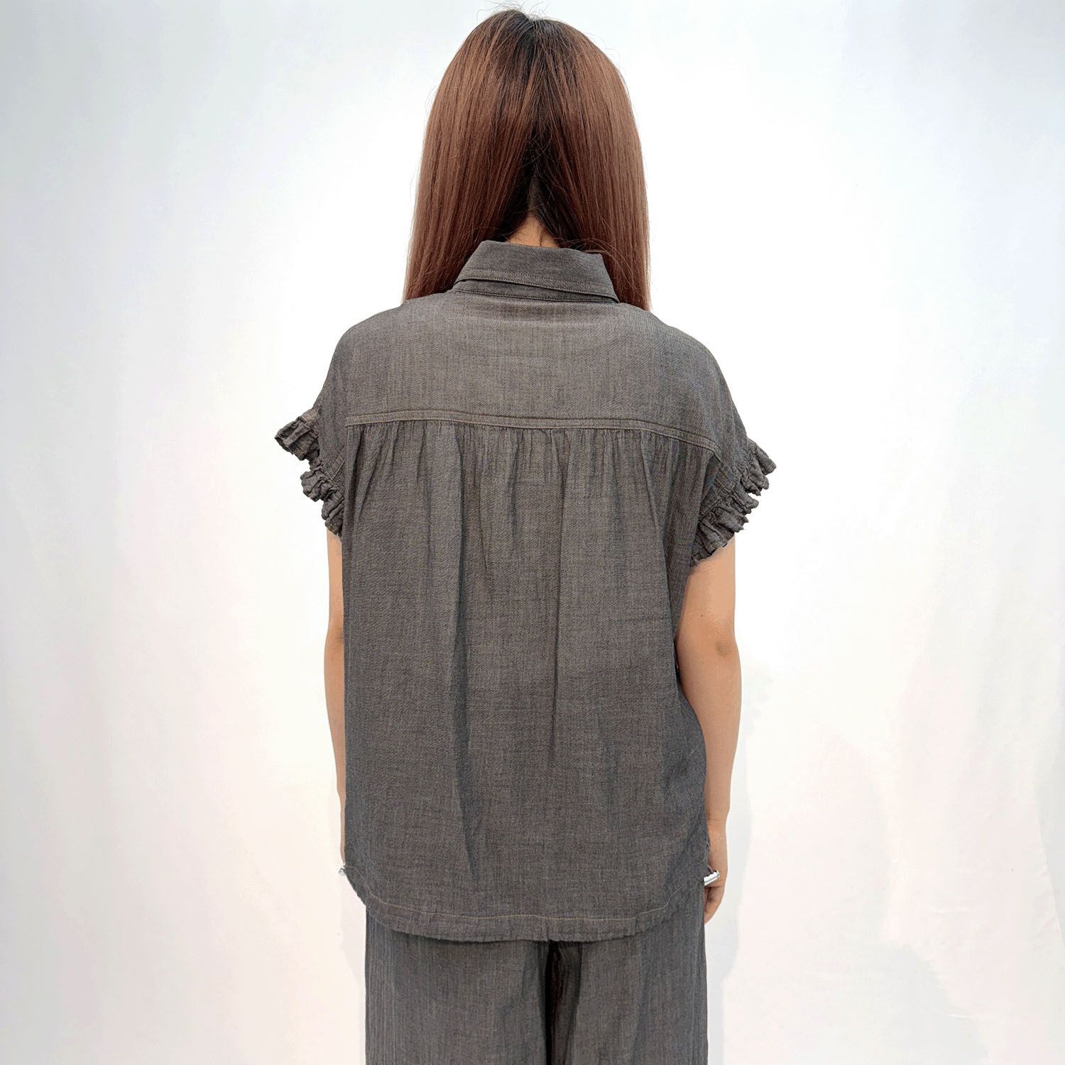 フレンチ袖ブラウスブルゾン - 画像4