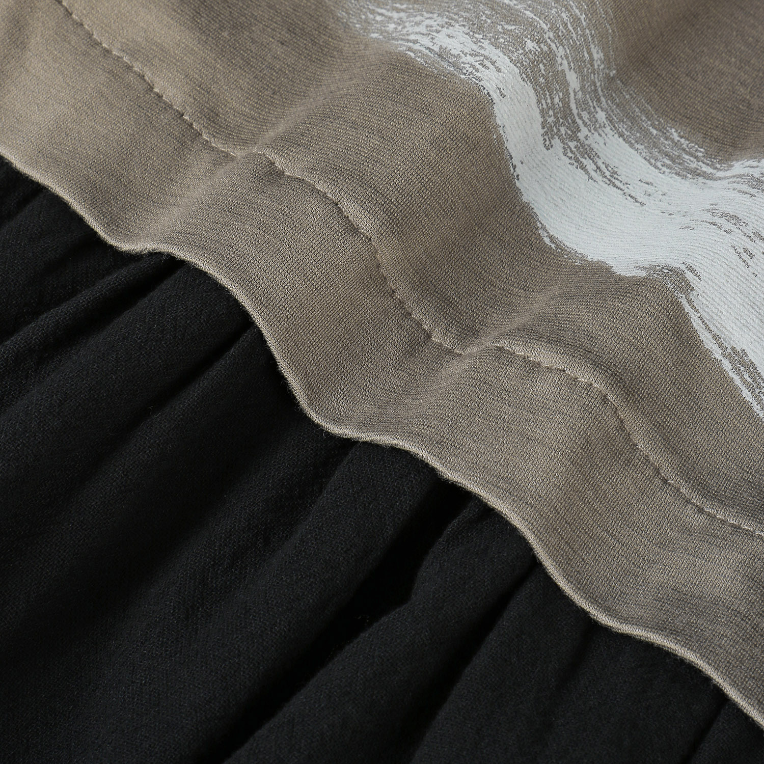 布帛スカート切替ワンピース - 画像7