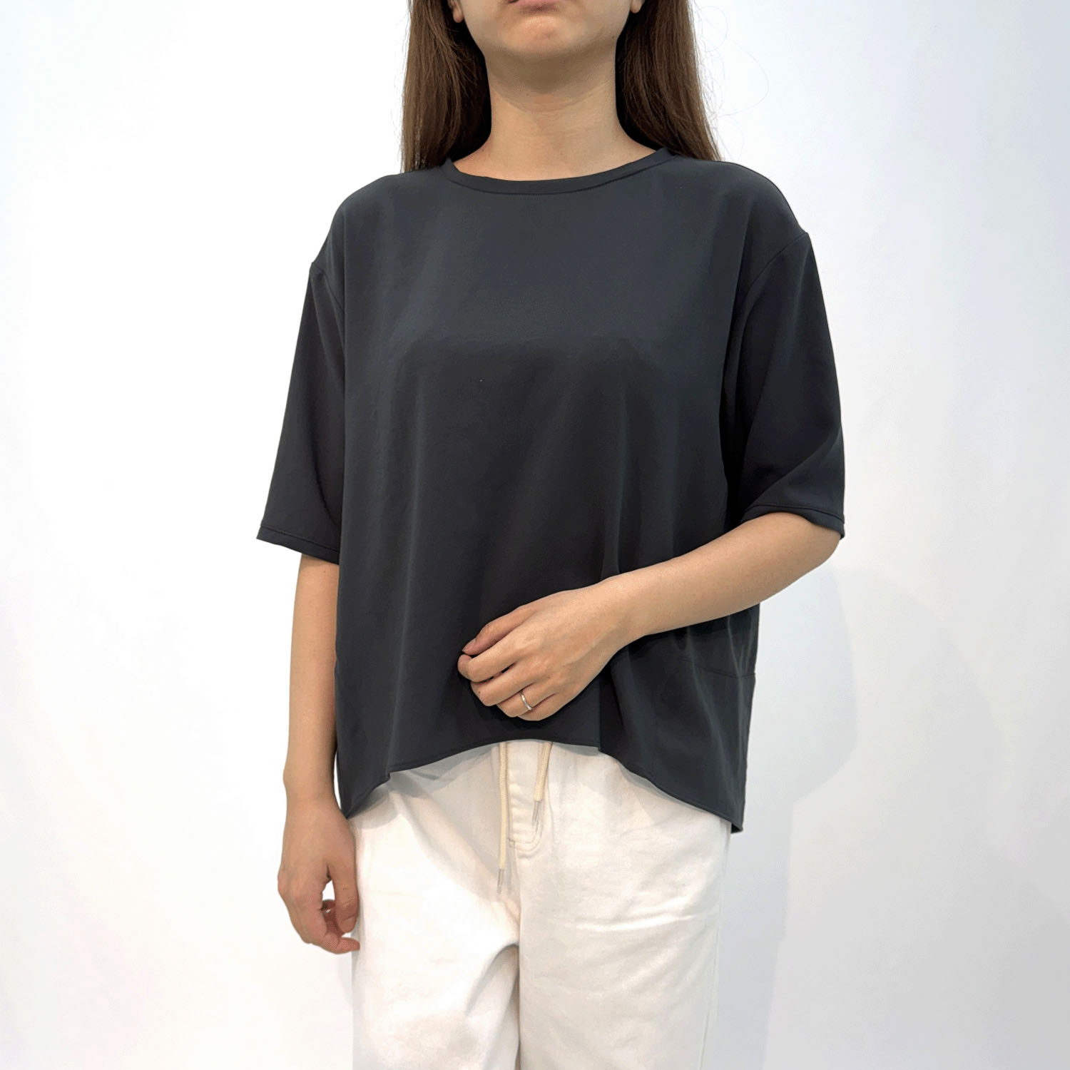 バックバルーン半袖プルオーバー