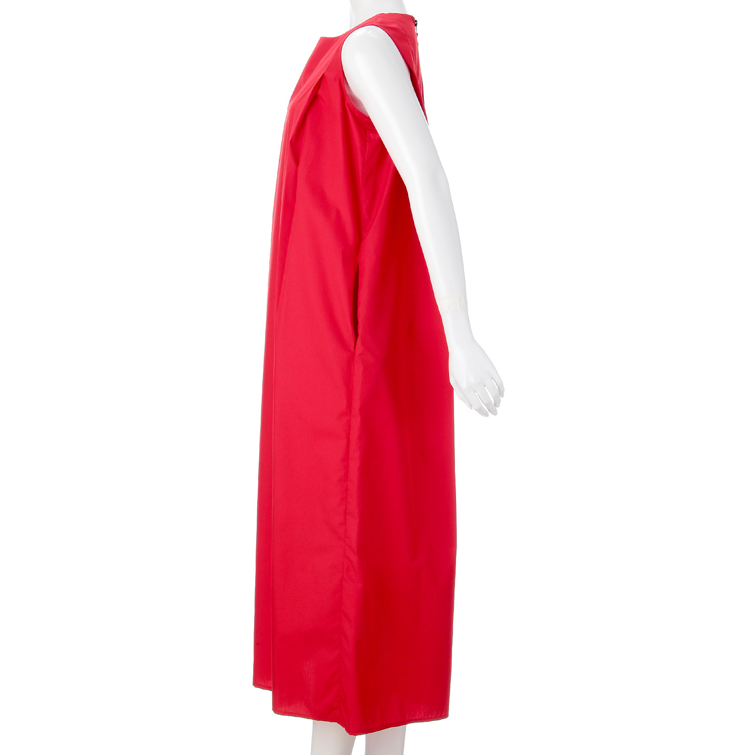 バックZIPショルダータックワンピース - 画像6