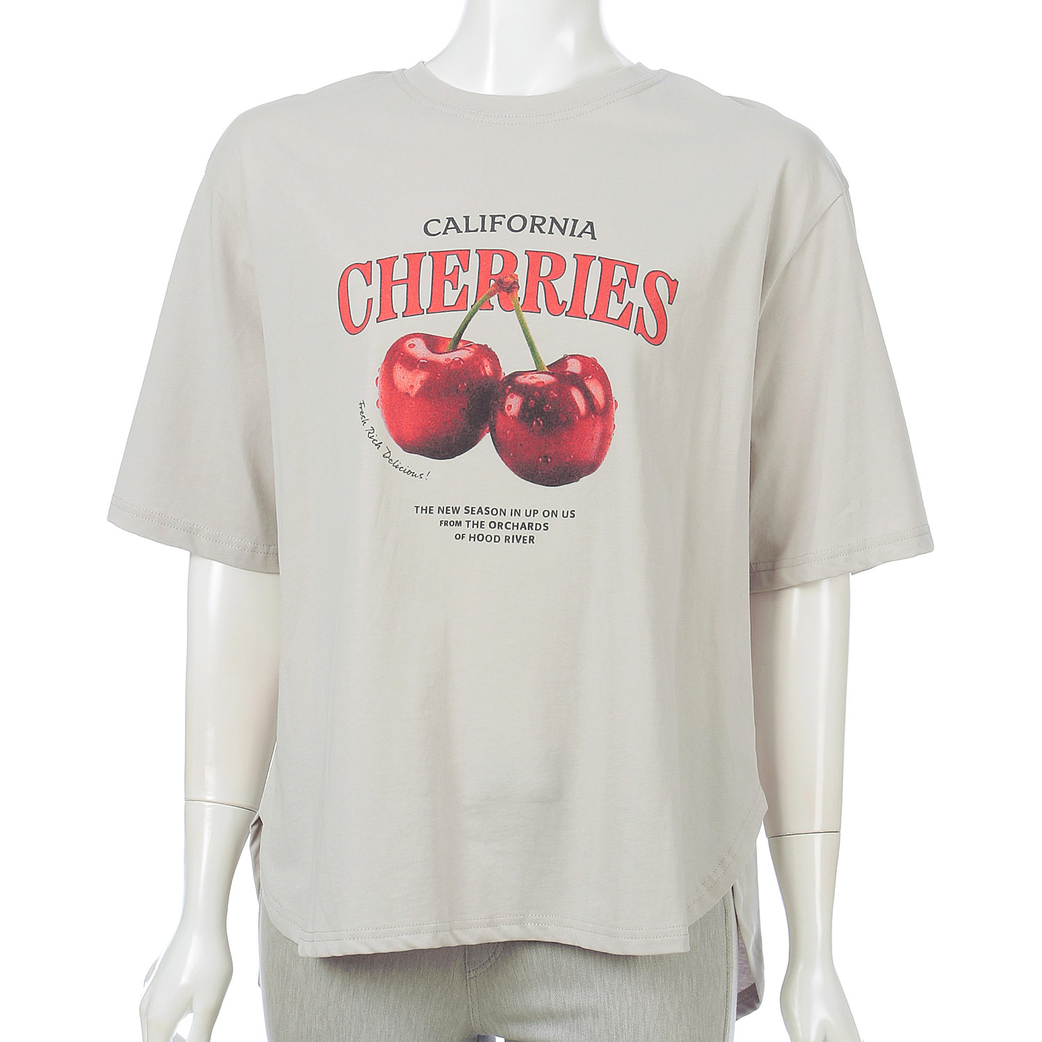 【Insta Live】チェリープリントTシャツ - 画像3