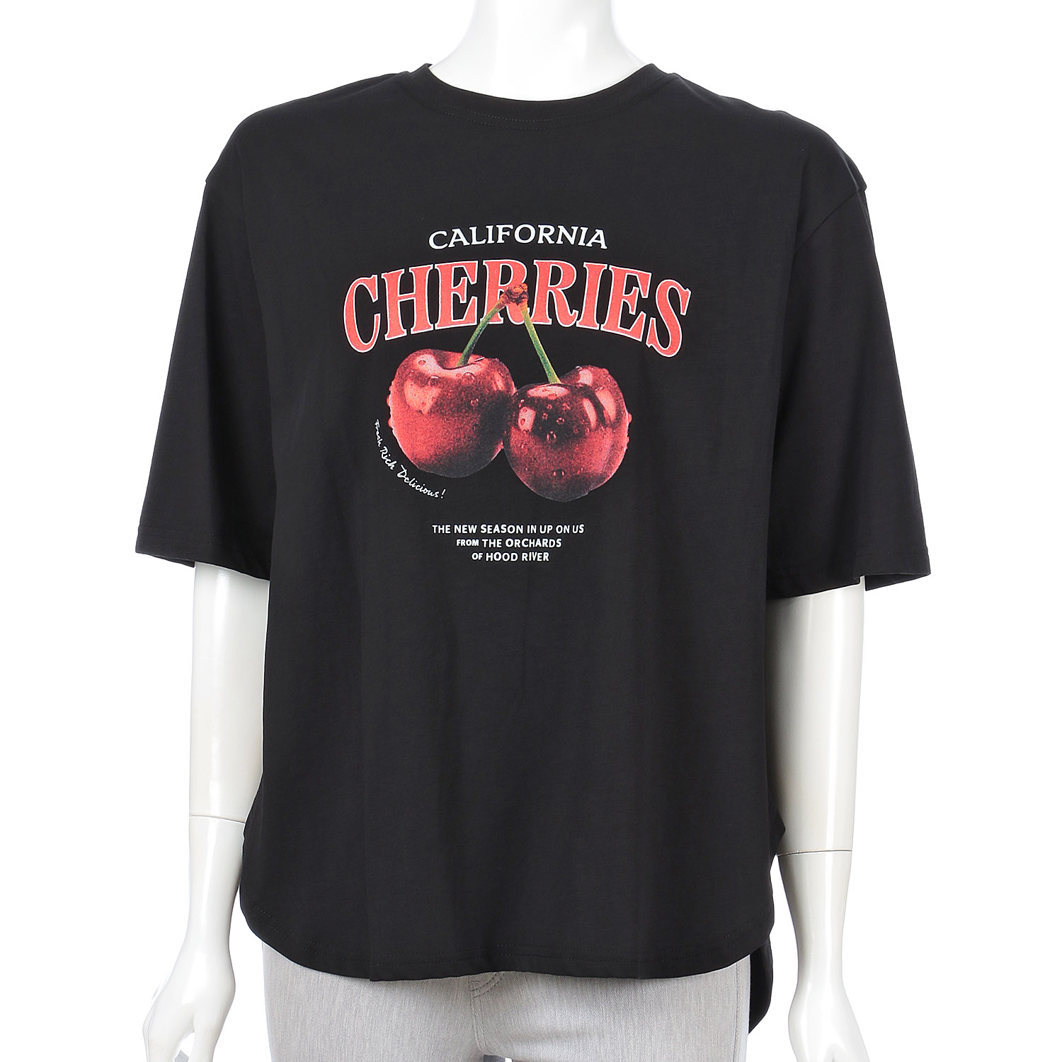 【Insta Live】チェリープリントTシャツ - 画像4