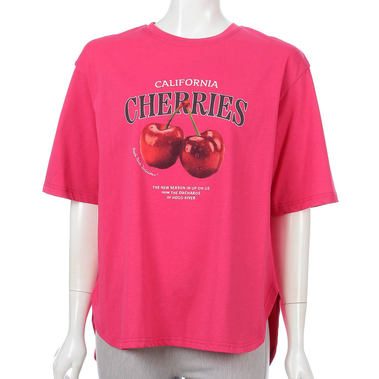 【Insta Live】チェリープリントTシャツ - 画像5