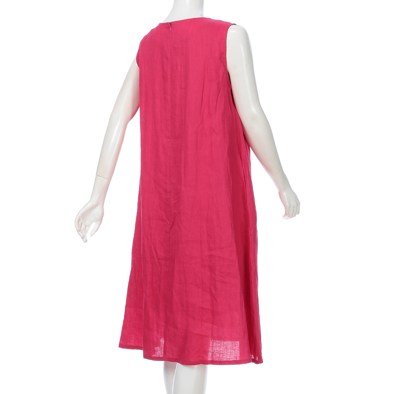 麻ノースリーブワンピース - 画像5