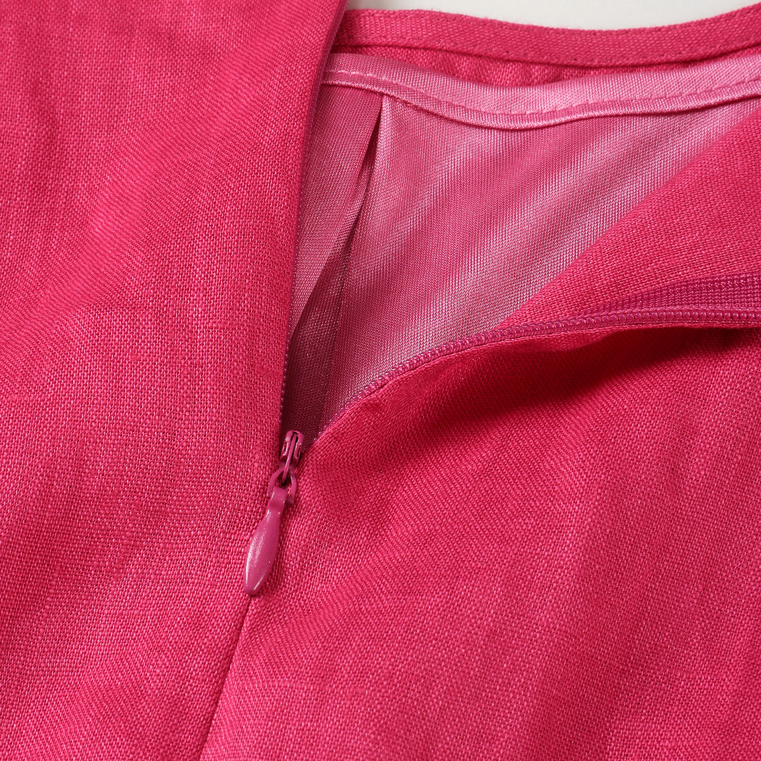 麻ノースリーブワンピース - 画像8