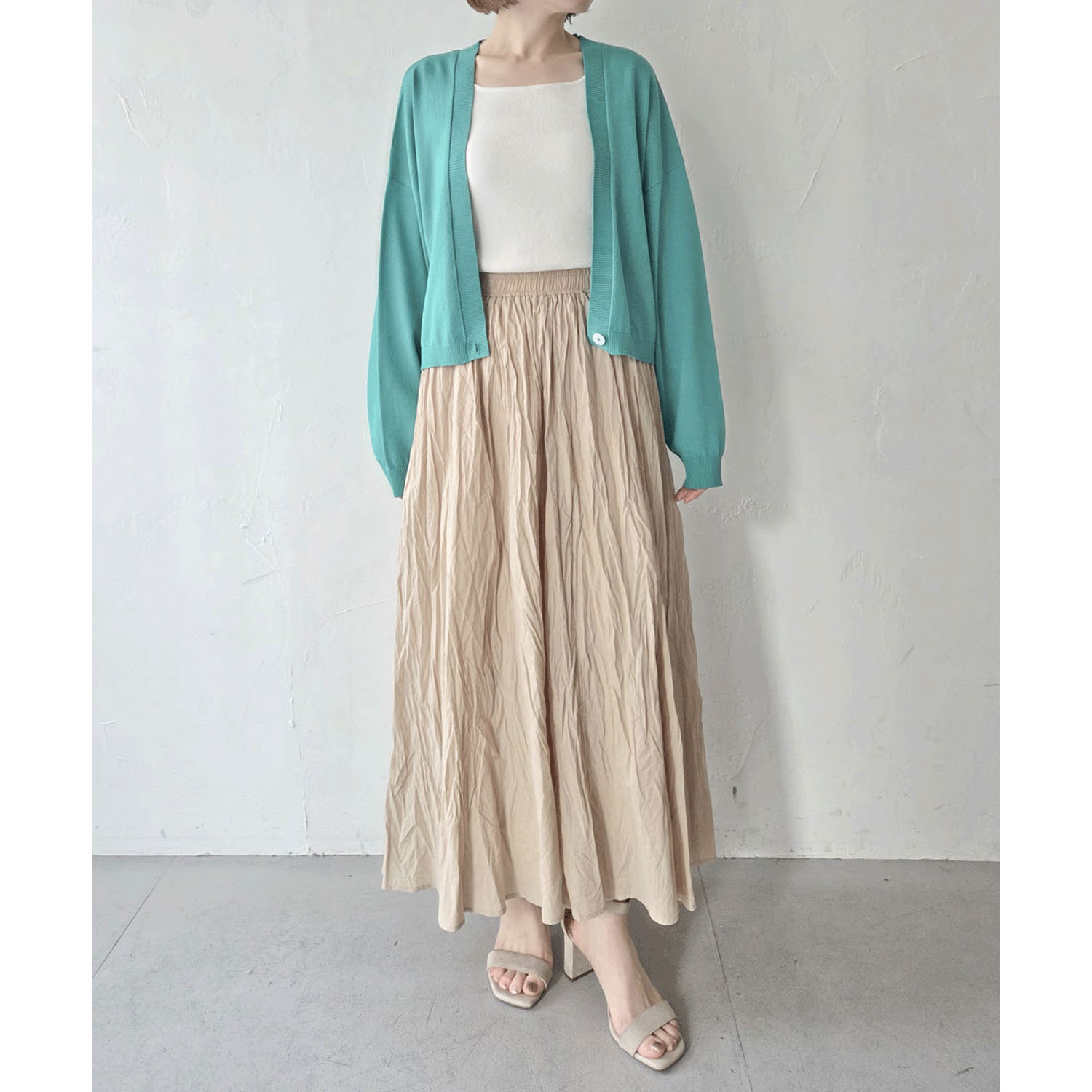 epidemique ワンボタンニットカーディガン - 画像7