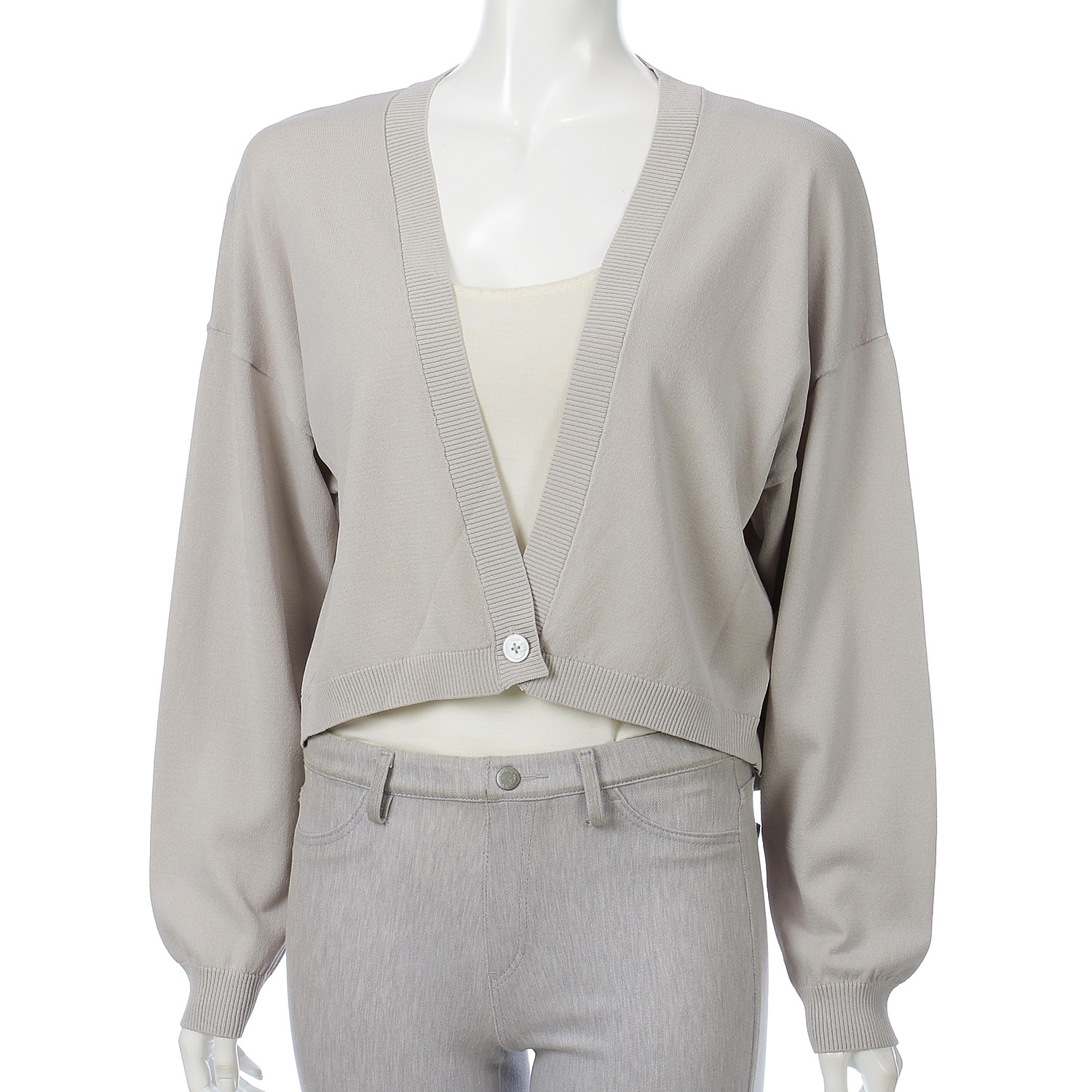 epidemique ワンボタンニットカーディガン