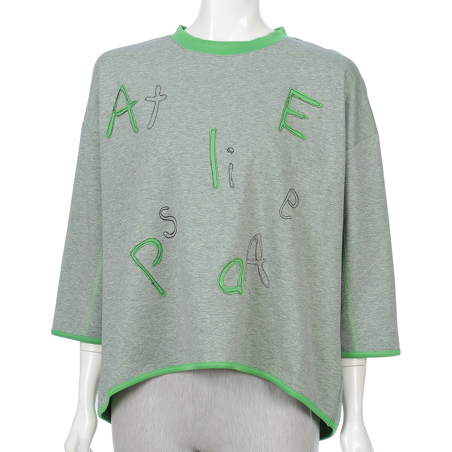 両面ステッチダンボールプルオーバー - 画像2