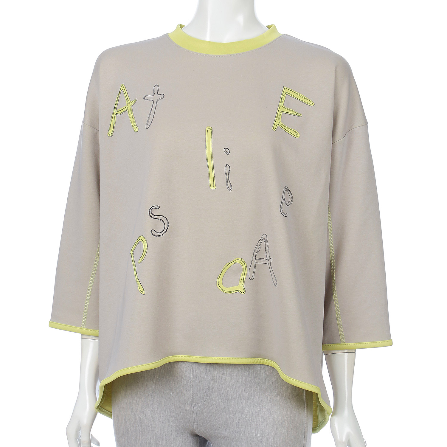 両面ステッチダンボールプルオーバー - 画像1