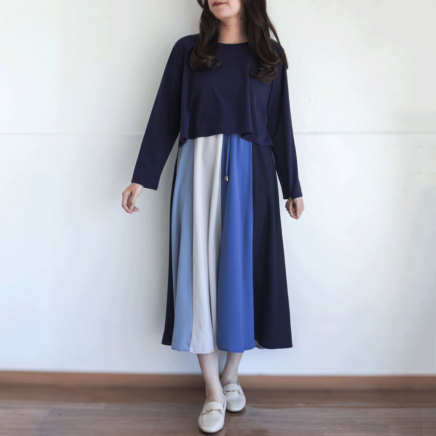 配色切替ワンピース - 画像15