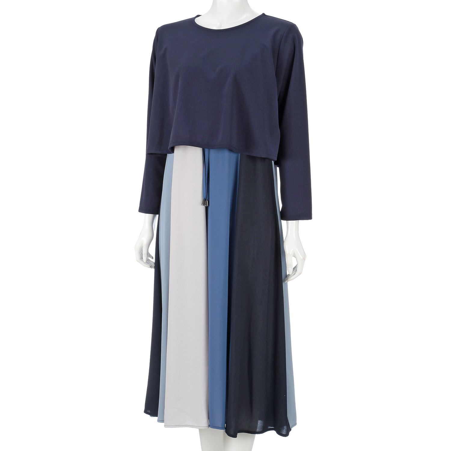 配色切替ワンピース - 画像18