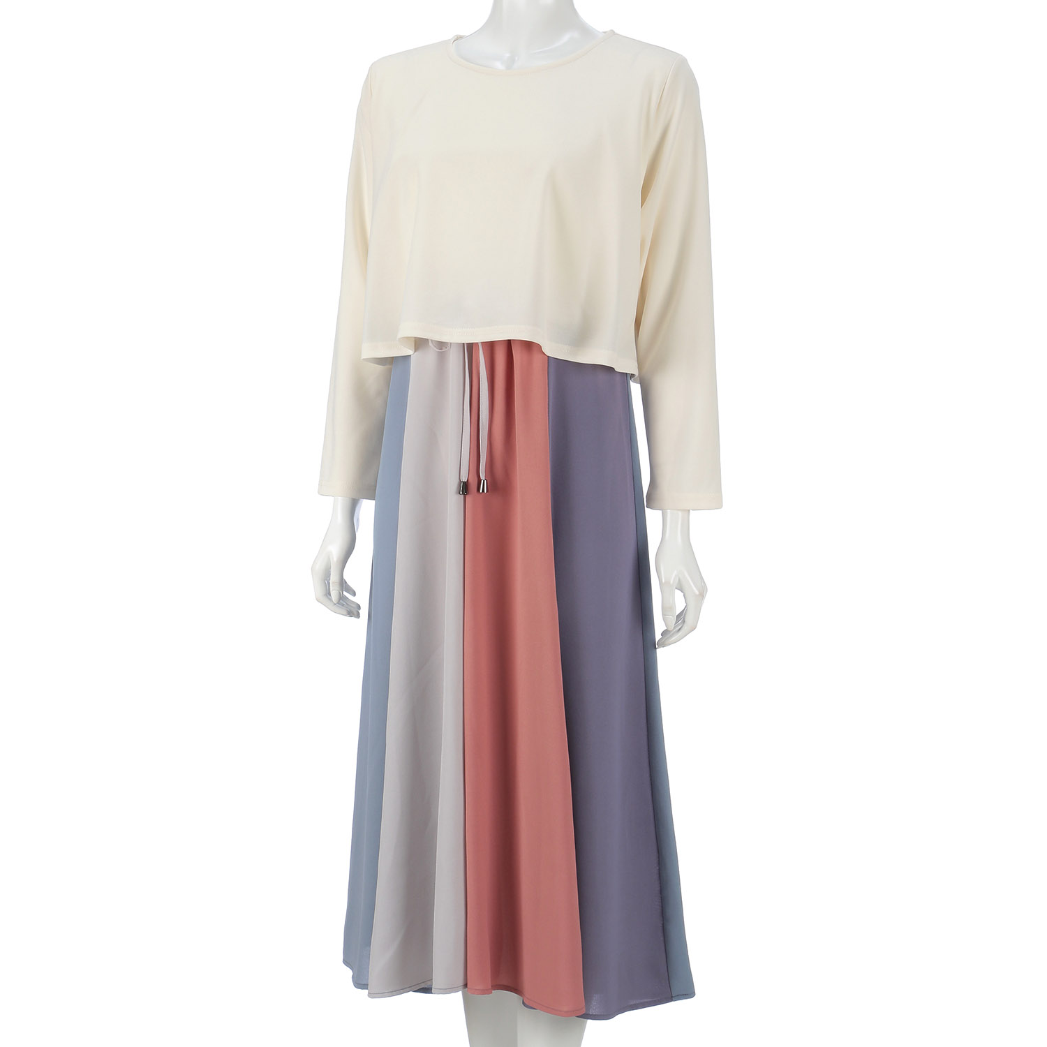 配色切替ワンピース - 画像10