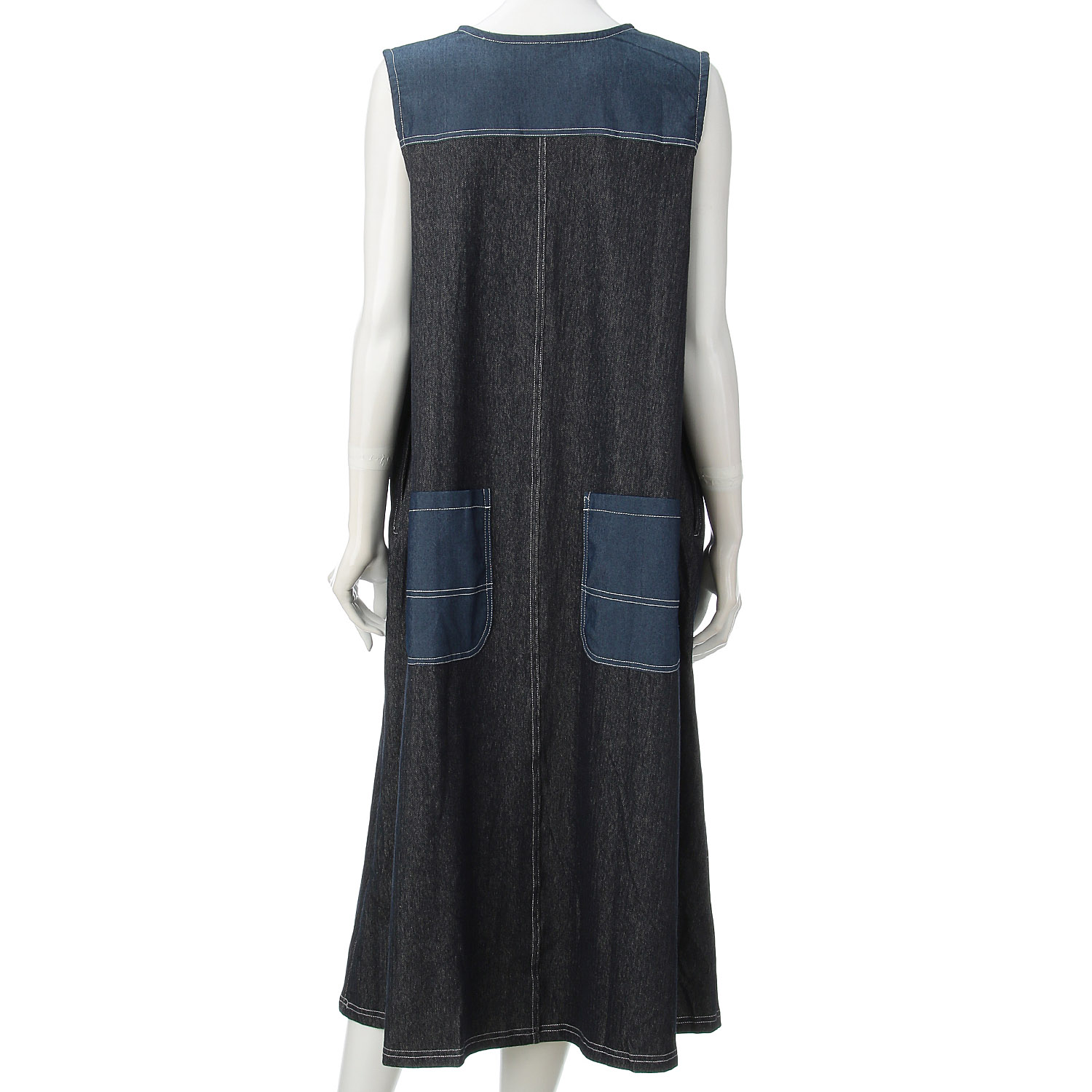 LUPILIEN ヘリンボーン裏毛タックジャンパースカート - 画像5