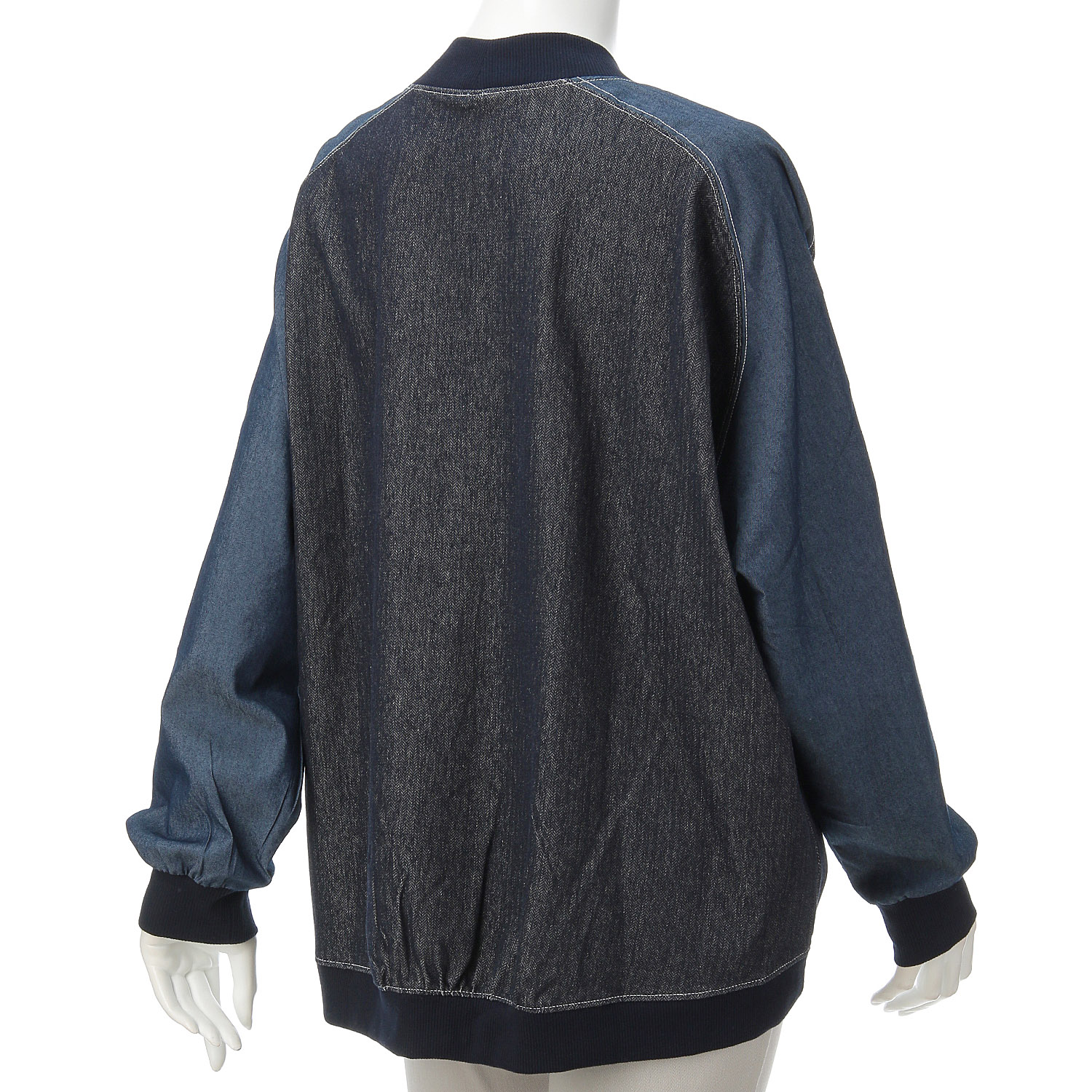 LUPIRIEN ヘリンボーン裏毛ドルマンカーディガン - 画像5