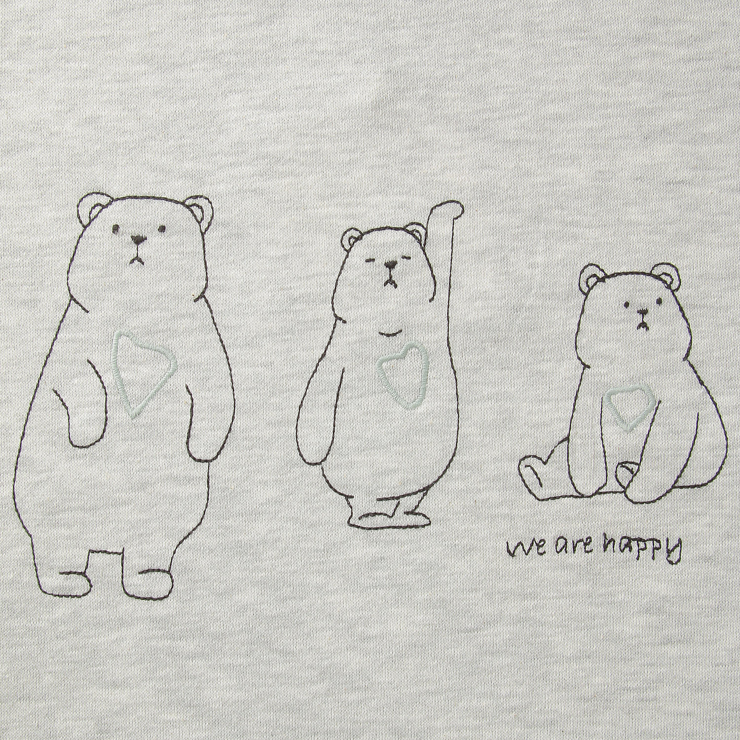 LUPILIEN ミニ裏毛しろくま刺繍プルオーバー - 画像6