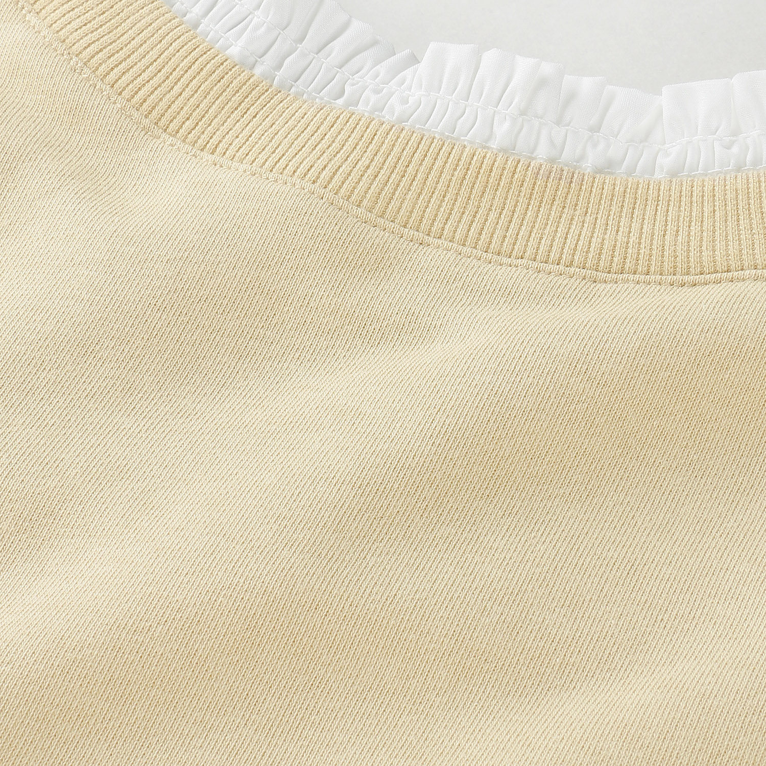 重ね着風シャーリングプルオーバー - 画像7