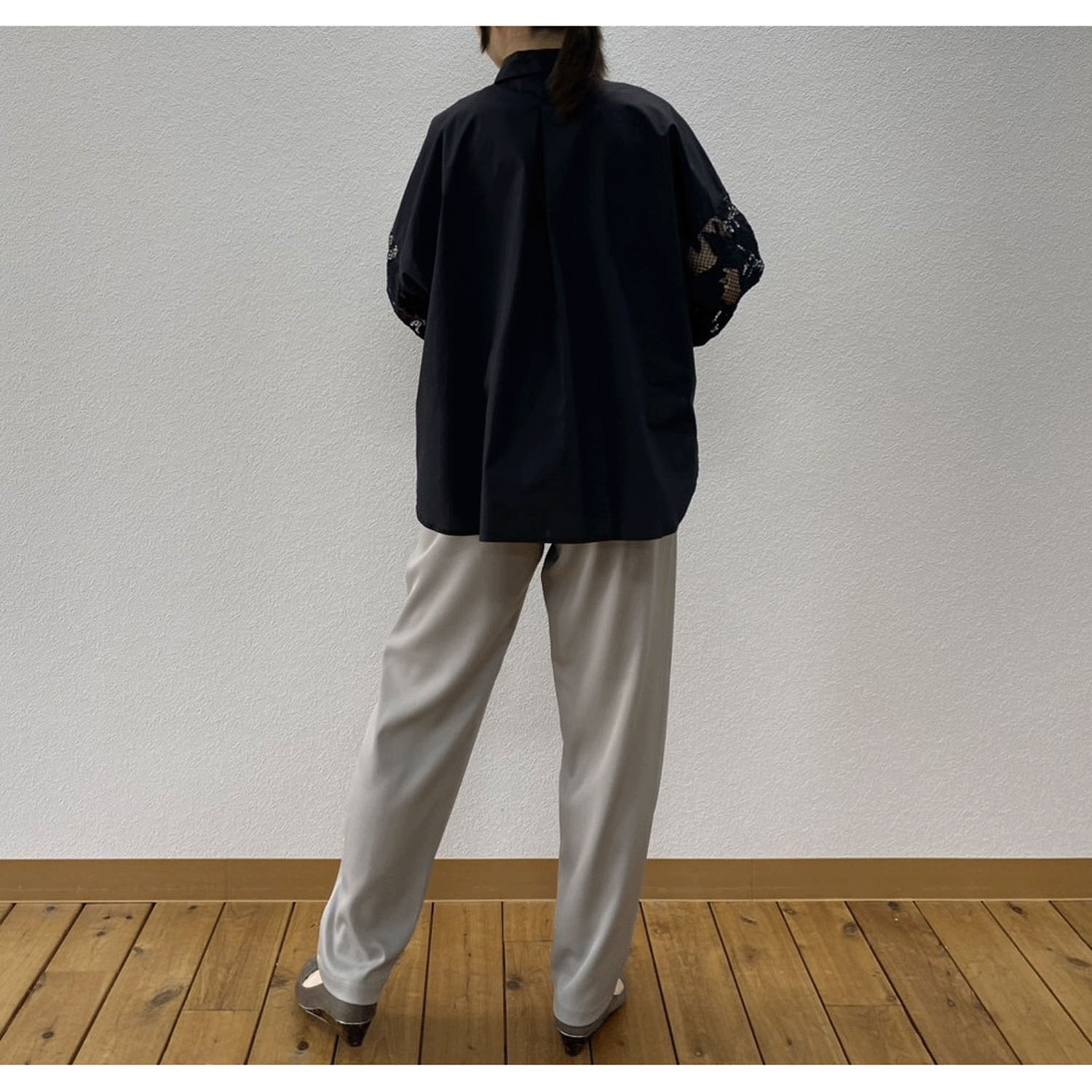 レース切替えシャツ - 画像4