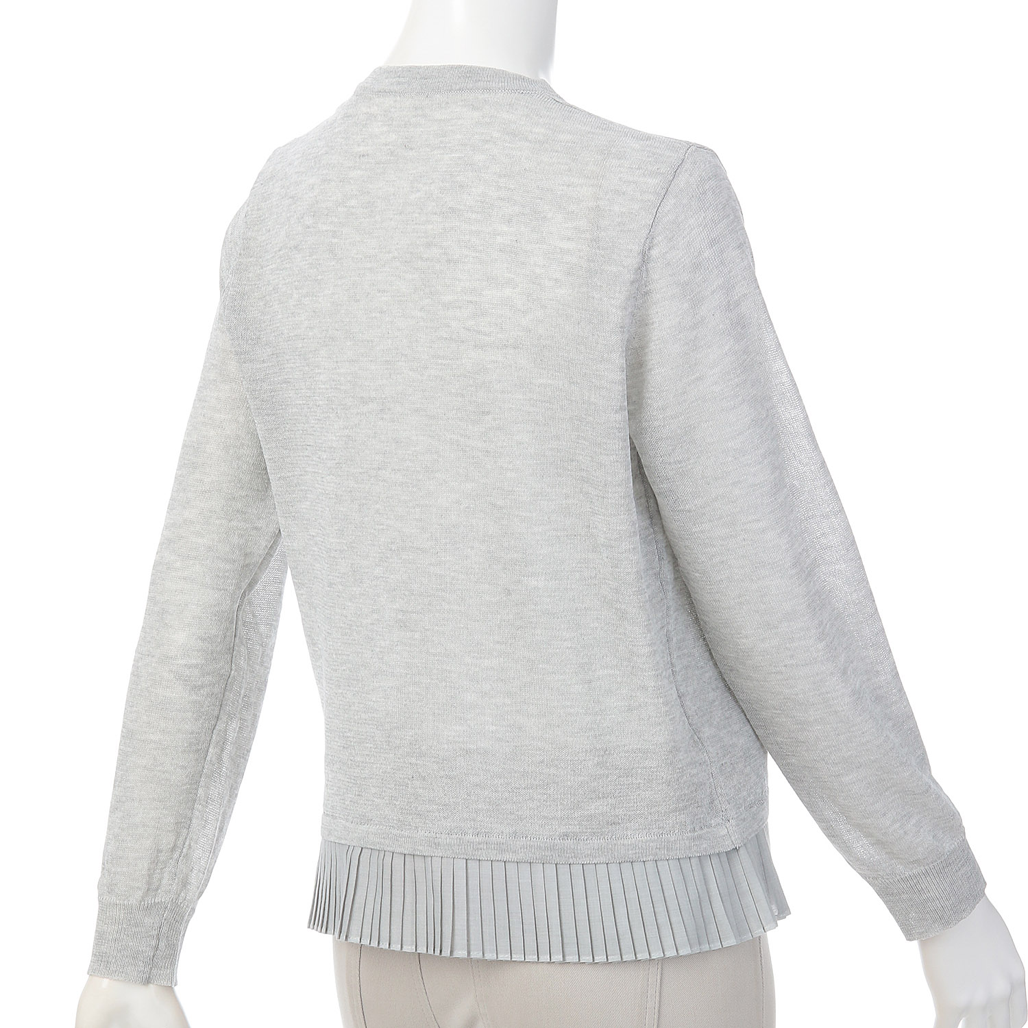 プリーツシフォン切替カーディガン - 画像4