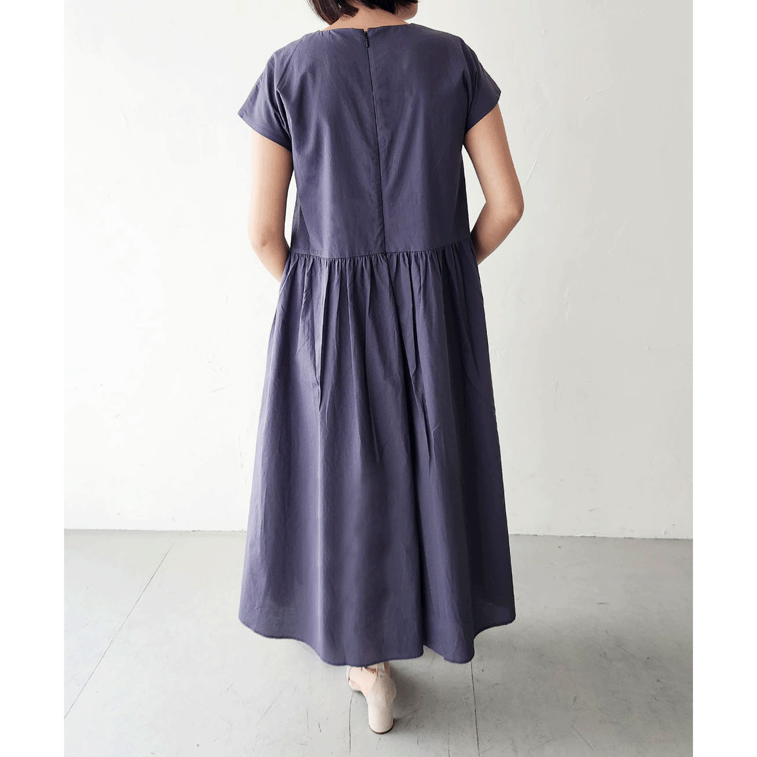 epidemique 斜めギャザーワンピース - 画像4