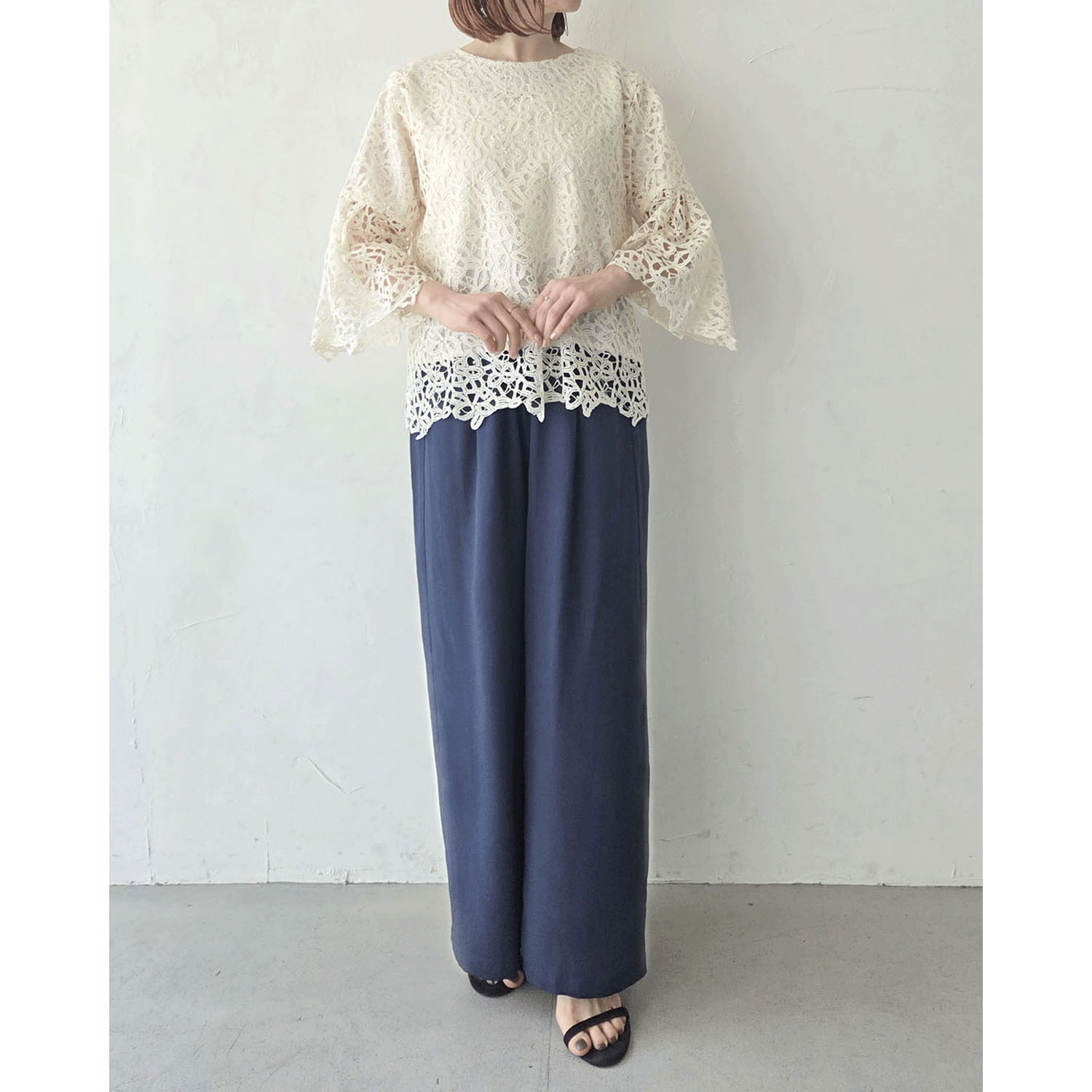 epidemique 2WAYレースブラウス - 画像4