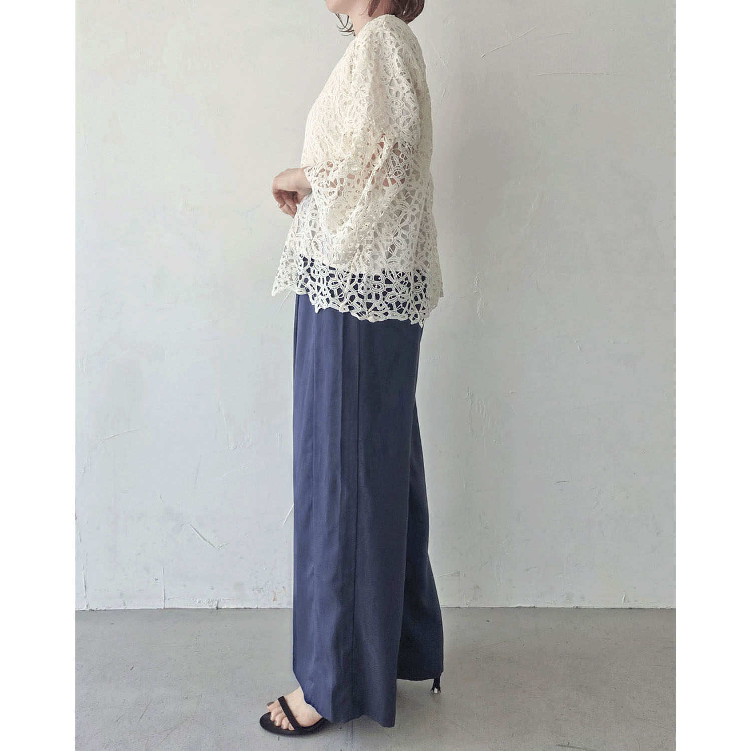 epidemique 2WAYレースブラウス - 画像5