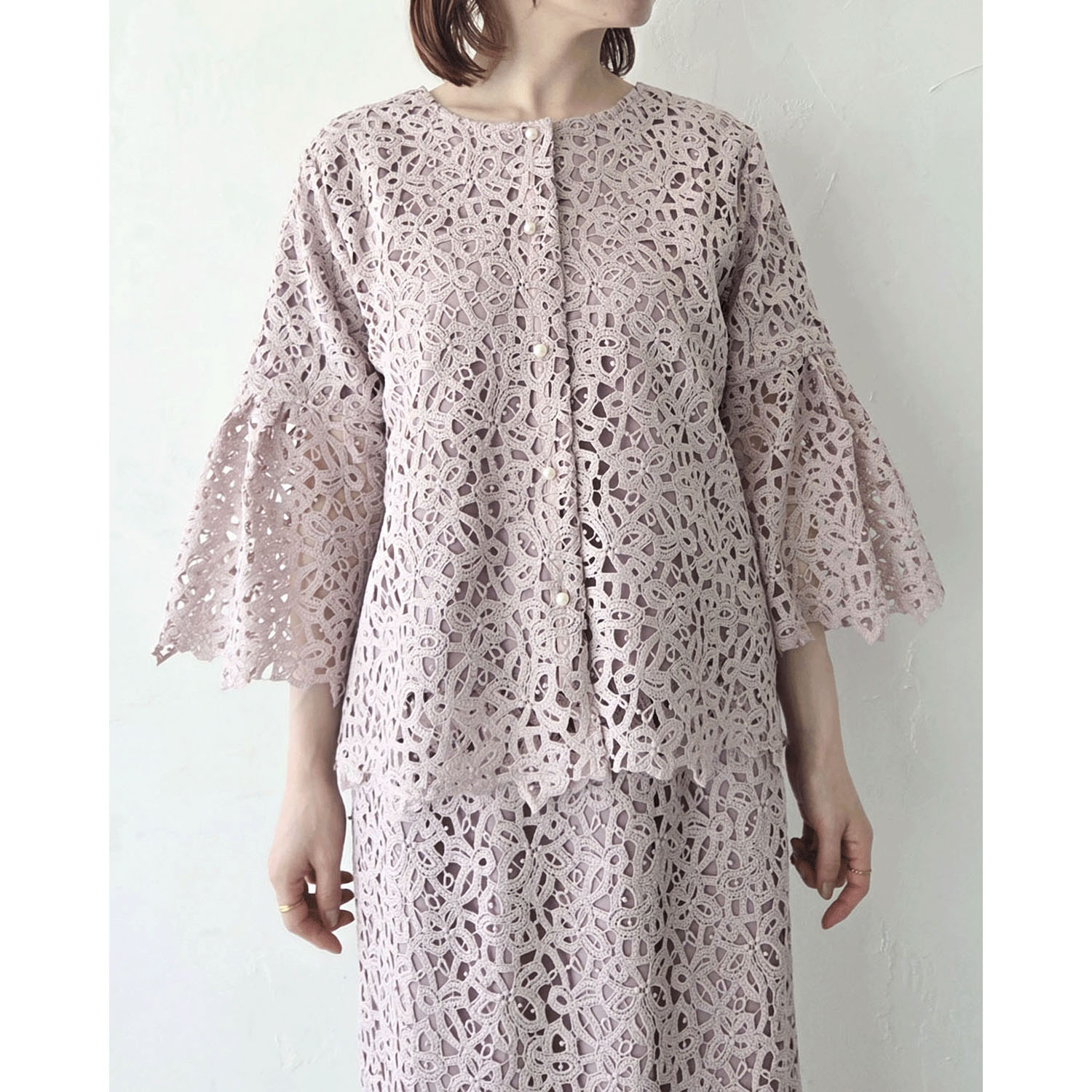 epidemique 2WAYレースブラウス - 画像7