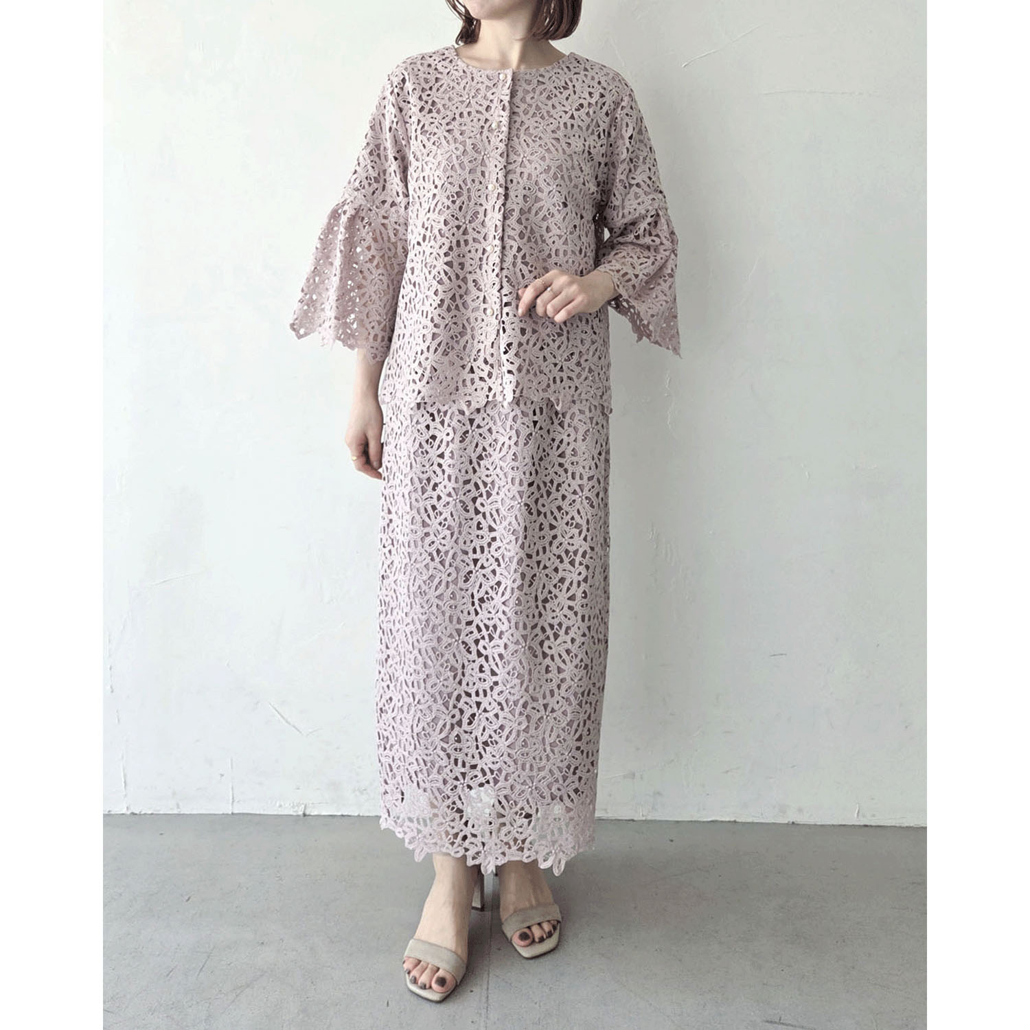 epidemique 2WAYレースブラウス - 画像10