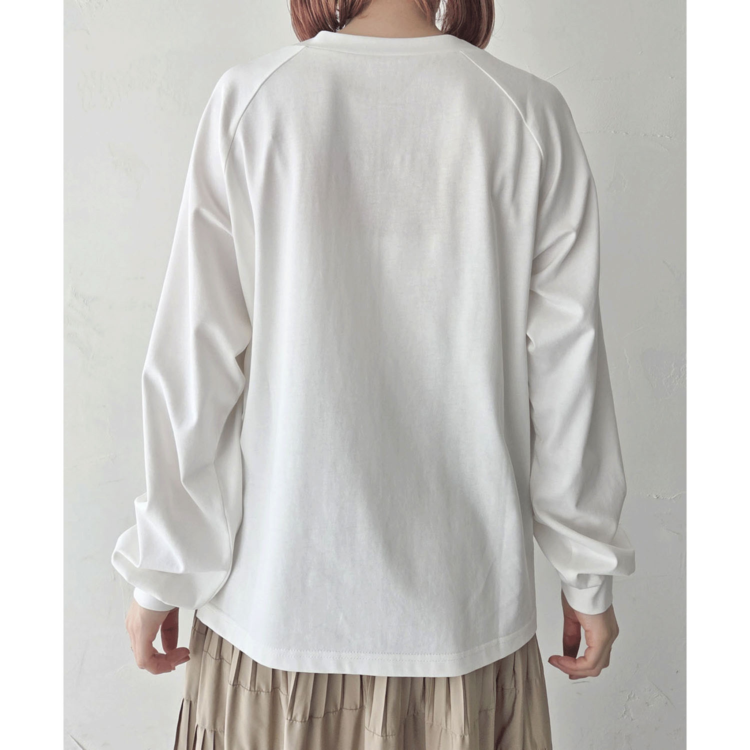 epidemique ロゴ箔プリントロングTシャツ - 画像4