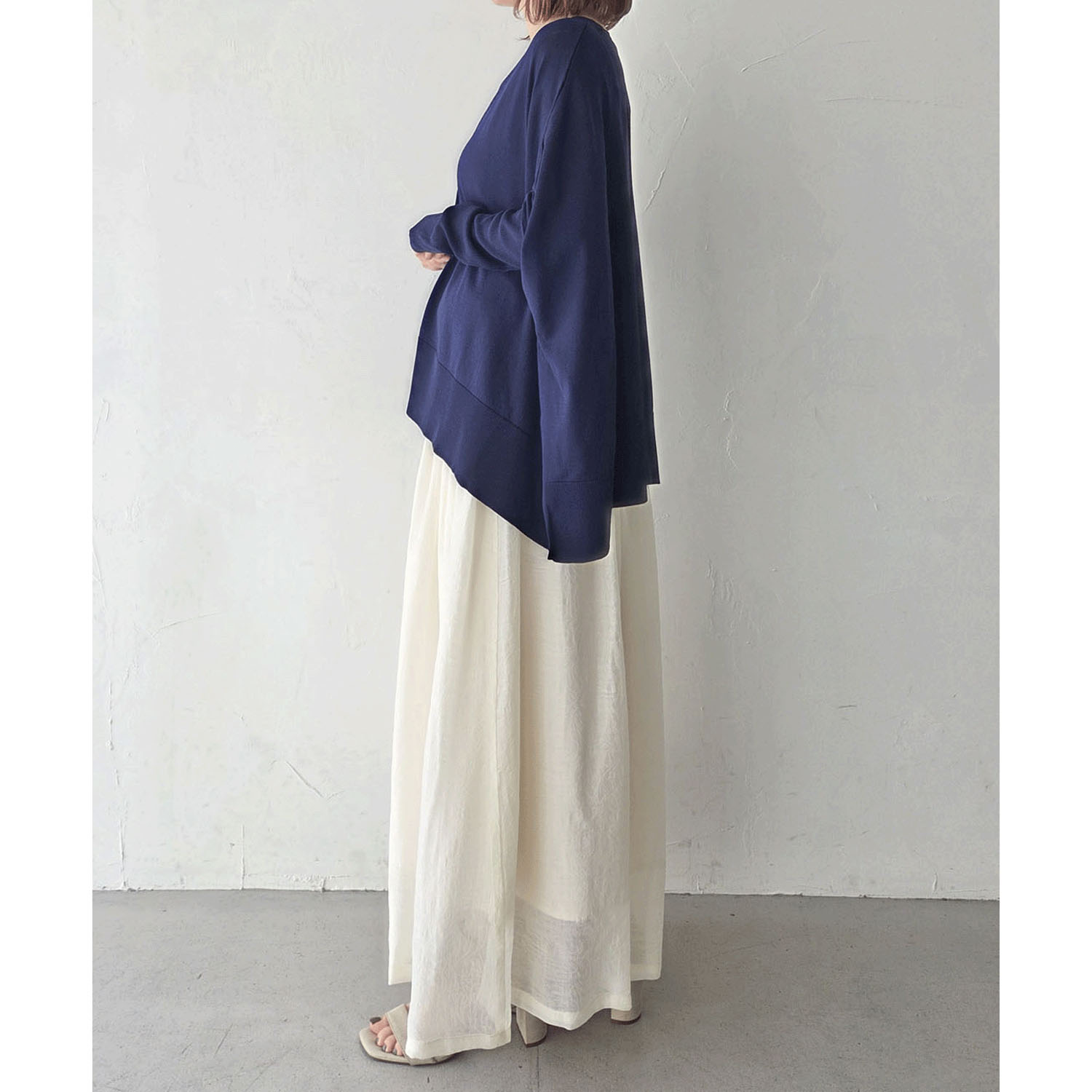 epidemique Vネックワイドカーディガン - 画像15