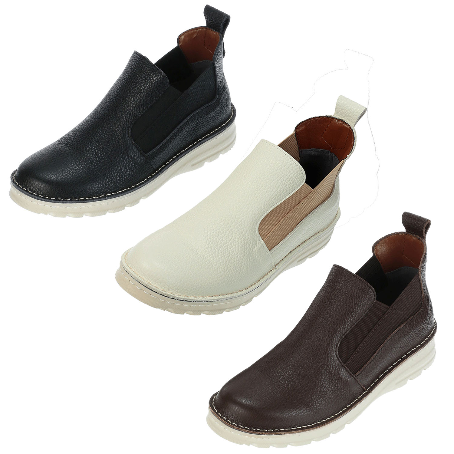 サイドゴアスリッポンシューズ - 画像1