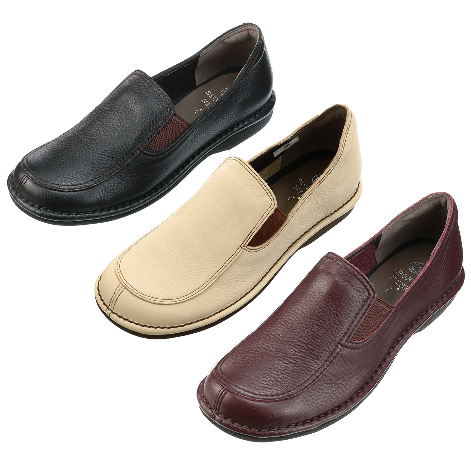 SPORTS NINE レザースリッポン2633 - 画像1