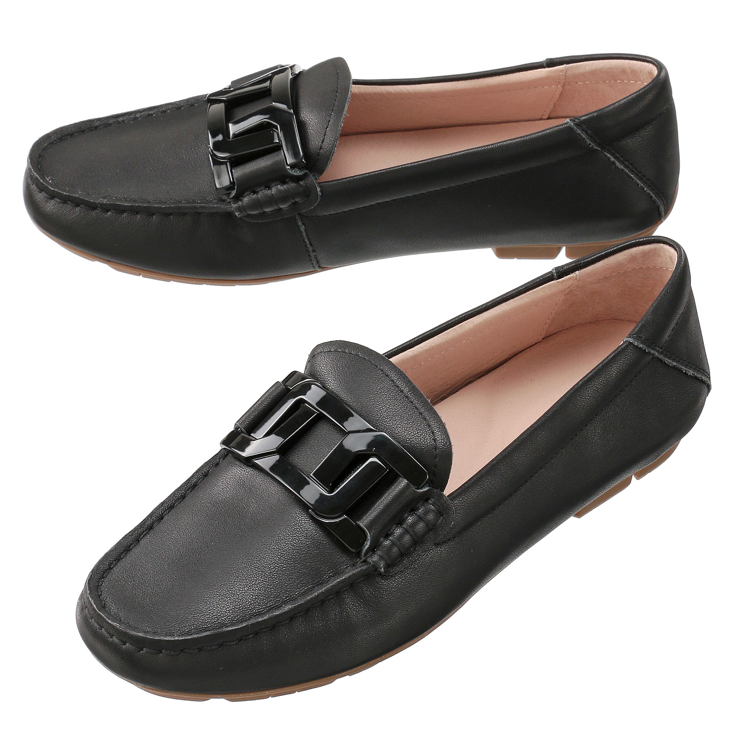 Dona Miss バックル付ドライビングシューズ10029－1 - 画像1