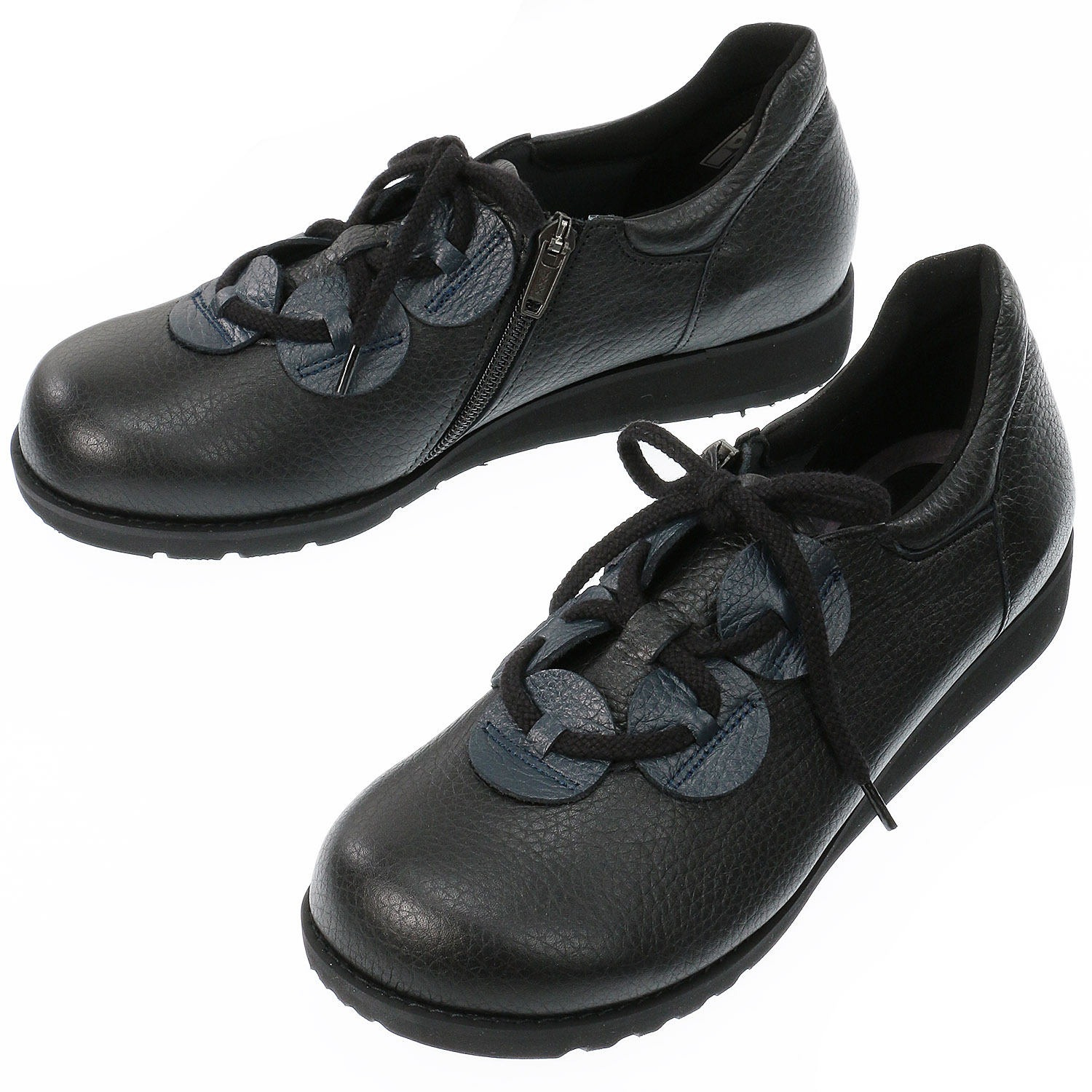 【幅広5Eシューズ】milla sports ドットカジュアルシューズI－25